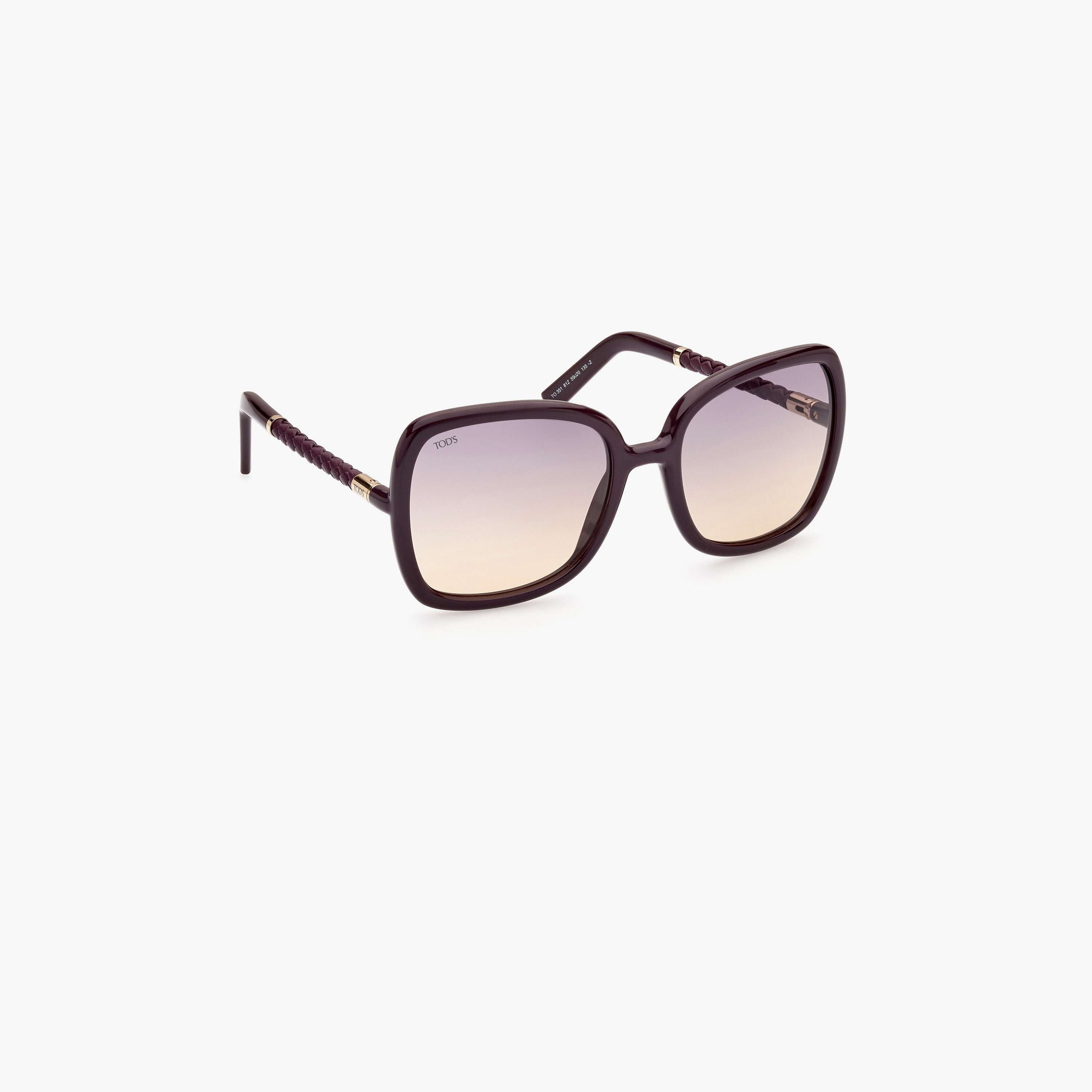 تودس- نظارة شمسية مربعة بنفسجية متدرج 59 مم TO035181Z59-women-sunglasses-image-3
