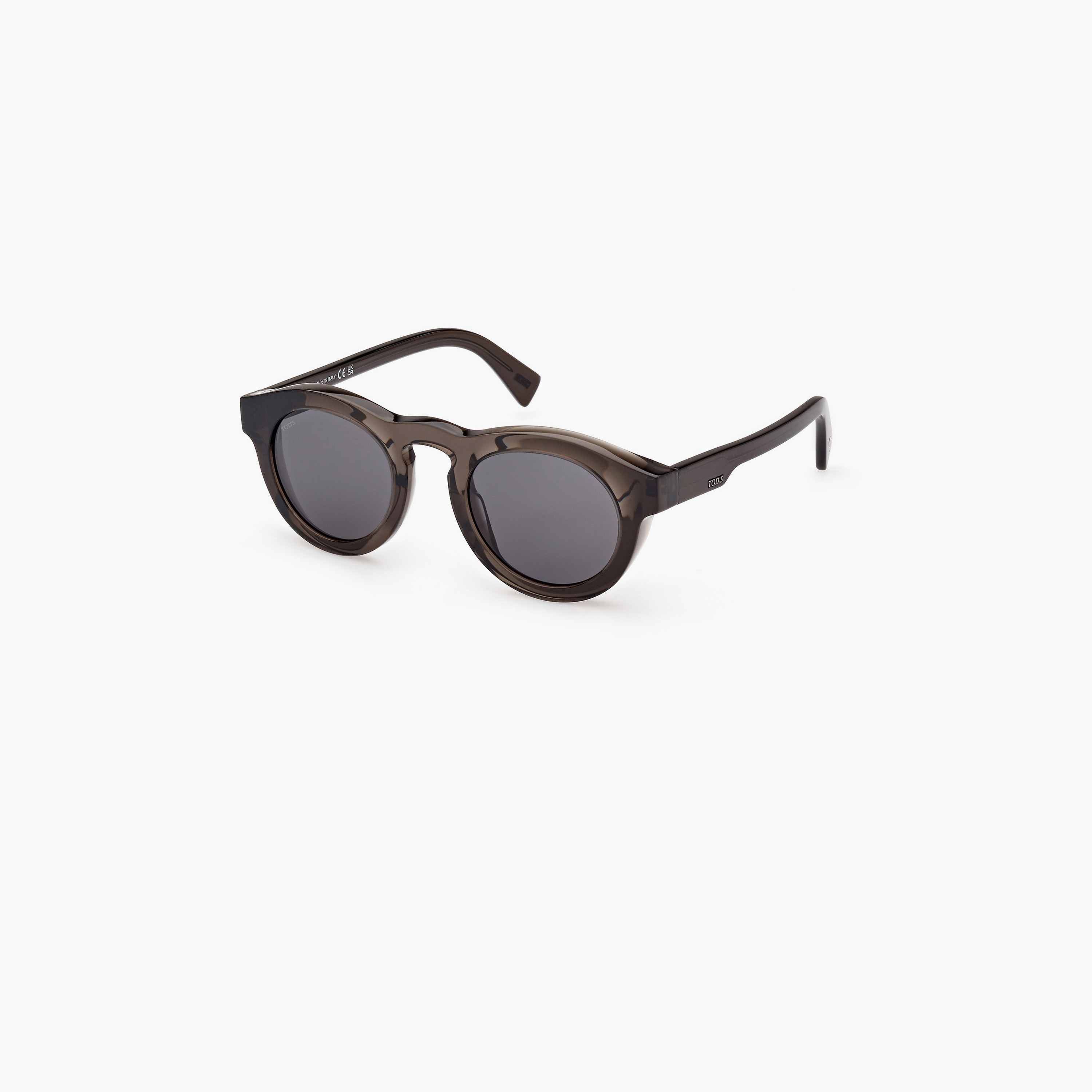 تودس- نظارة شمسية دائرية لون دخاني 48 مم TO035248A48-men-sunglasses-image-1