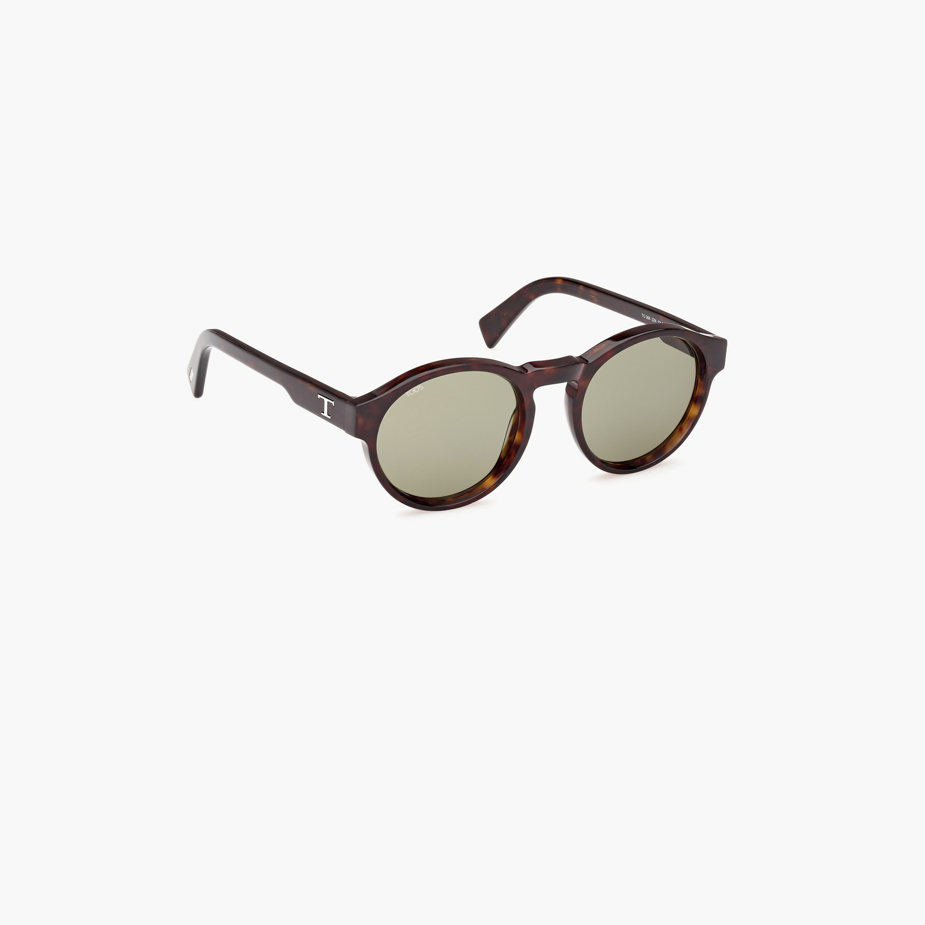Tod's 52 MM Green Round Sunglasses TO036852N52-men-sunglasses-image-3