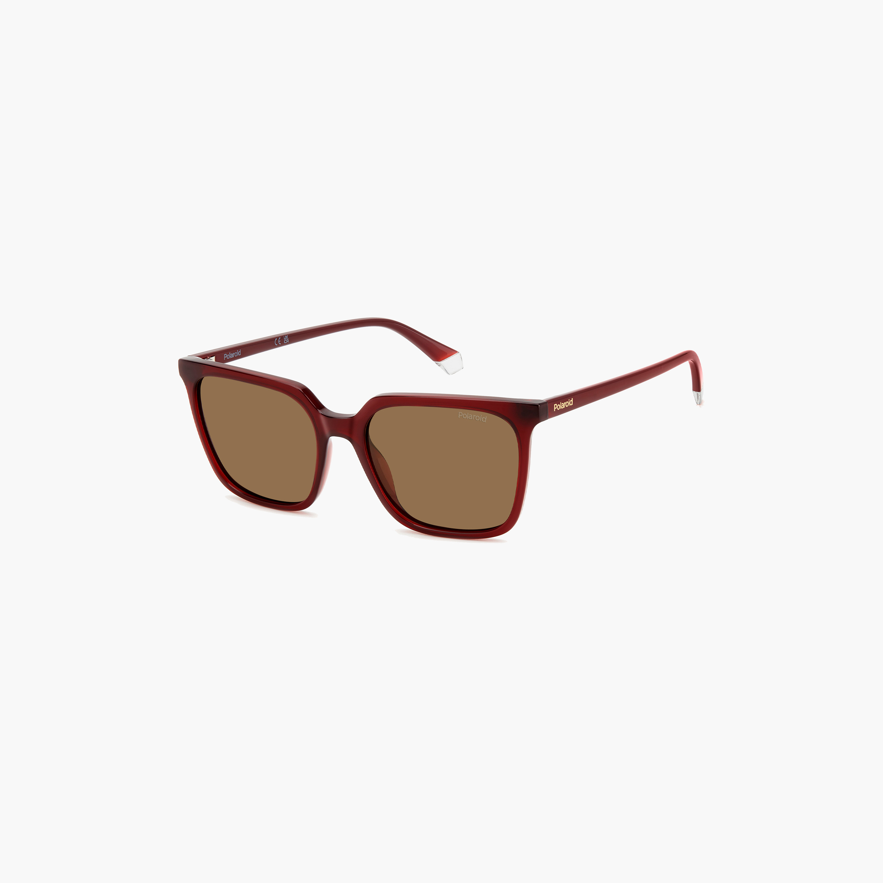 Polaroid Women's Polarized 55MM Bronze Square Sunglasses - 206731LHF55SP-men-sunglasses-image-1