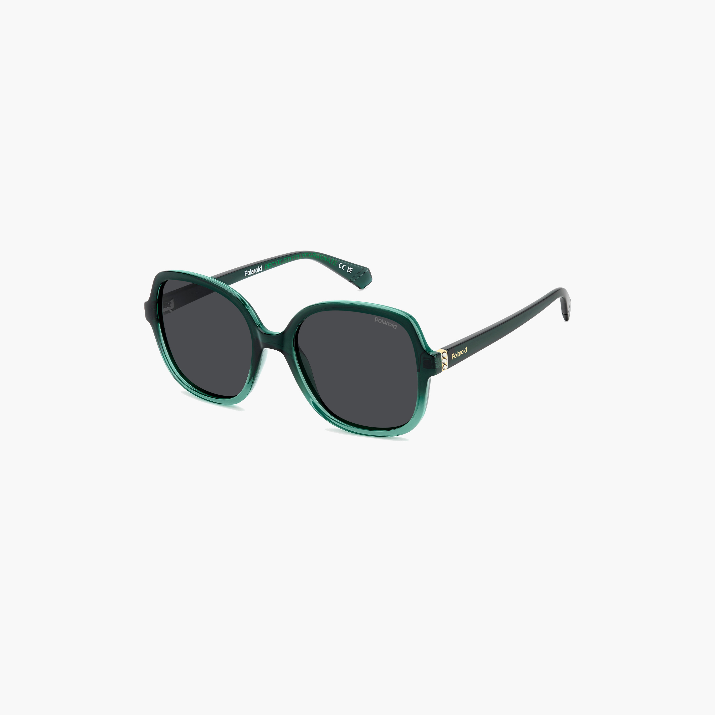 Polaroid Women's Polarized 55MM Grey Square Sunglasses - 2073671ED55M9-men-sunglasses-image-1