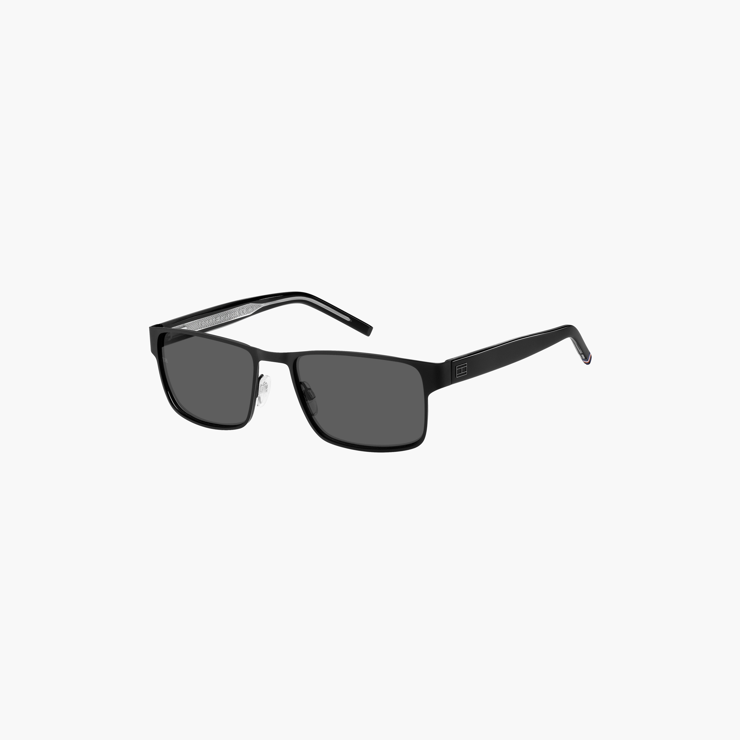 نظارة تومي هيلفيغر نظارة شمسية رمادية مستطيلة الشكل 57 مم رمادي - 20582200357IR-men-sunglasses-image-1