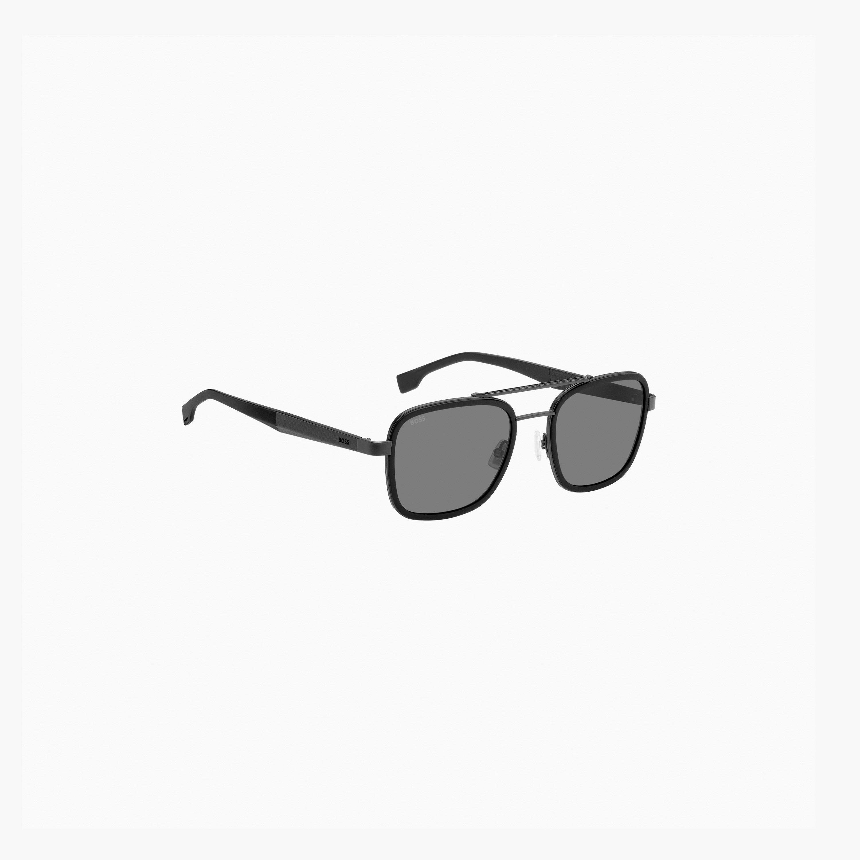هوغو بوس- نظارة شمسية بيضاوية رمادية مقاس 54 مم - 205925003542K-men-sunglasses-image-4