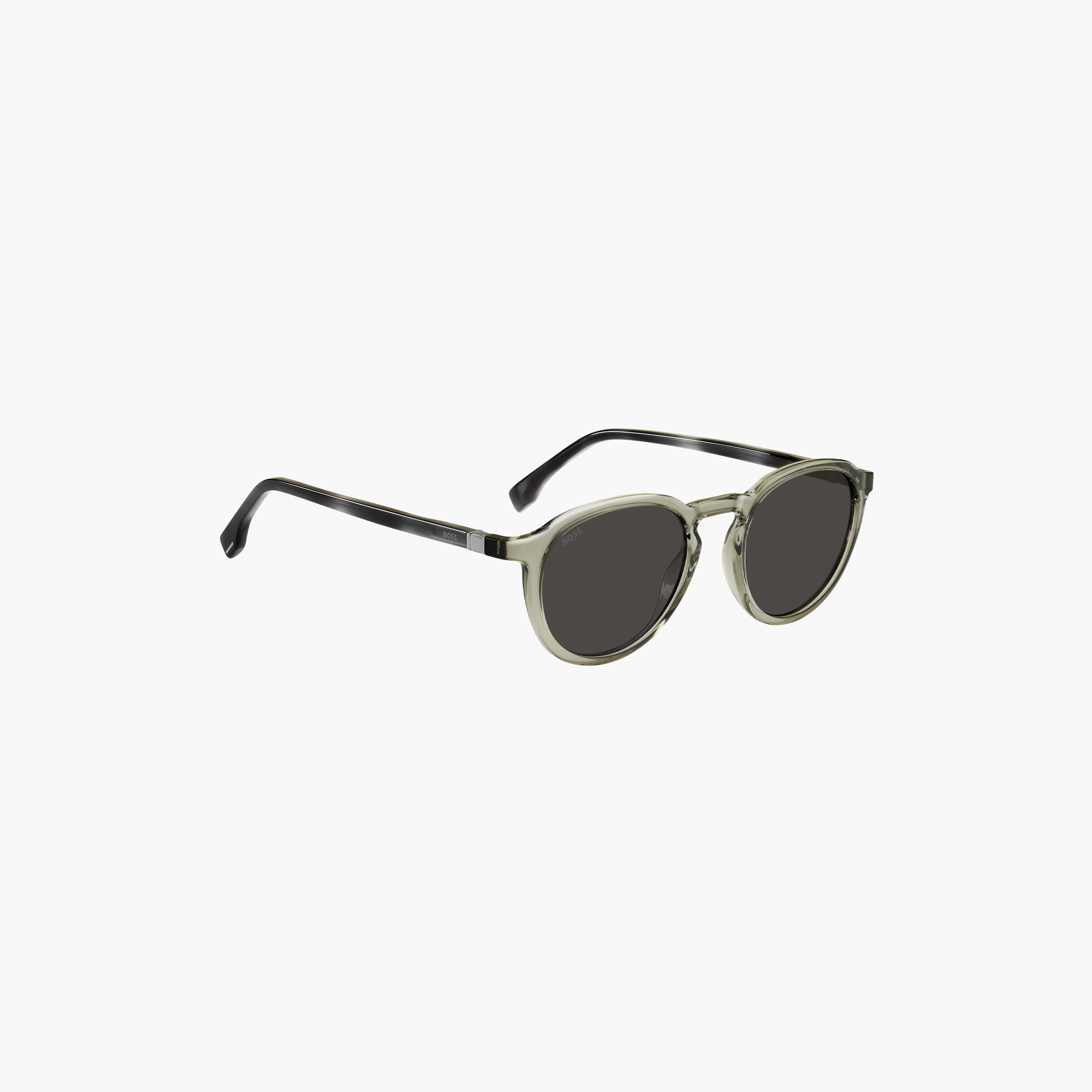هوغو بوس- نظارة شمسية هندسية رمادية مقاس 51 مم - 205957XGW51IR-men-sunglasses-image-4