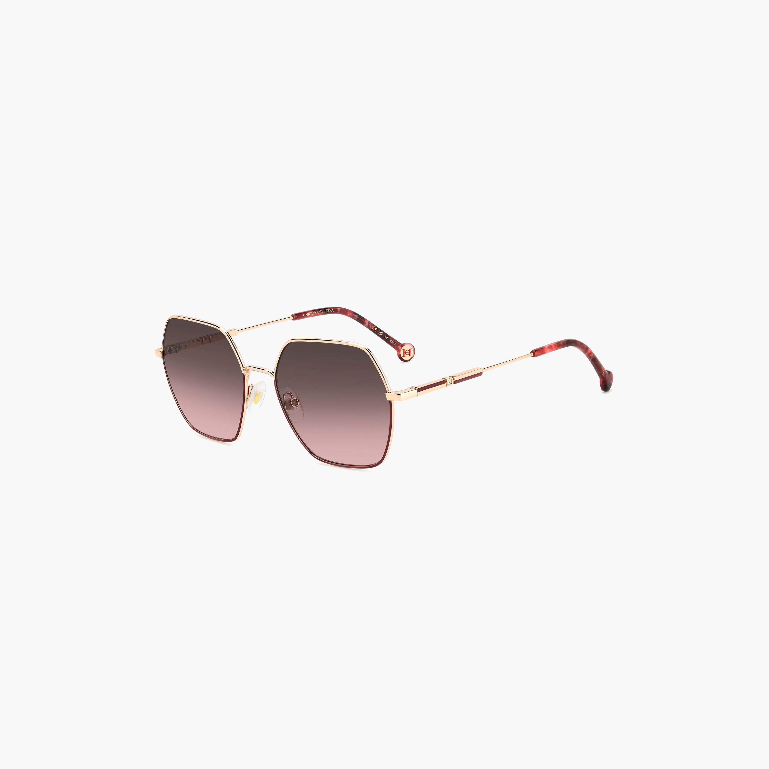 Carolina Herrera Women's 55MM Brown Geometric Sunglasses - 206533NOA55M2-men-sunglasses-image-1