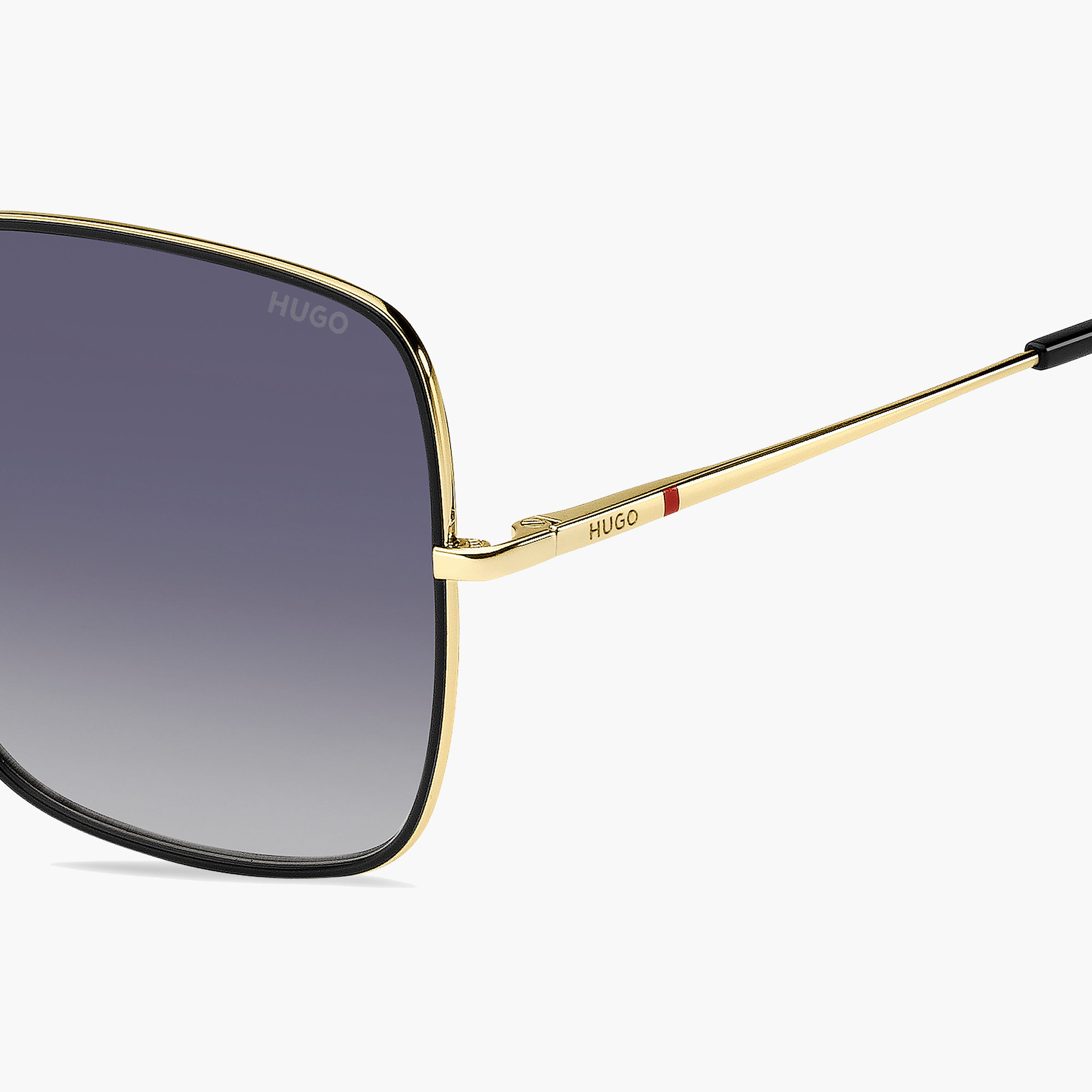 هوغو بوس- نظارة شمسية مربعة رمادية مقاس 58 مم - 207069RHL589O-men-sunglasses-image-5