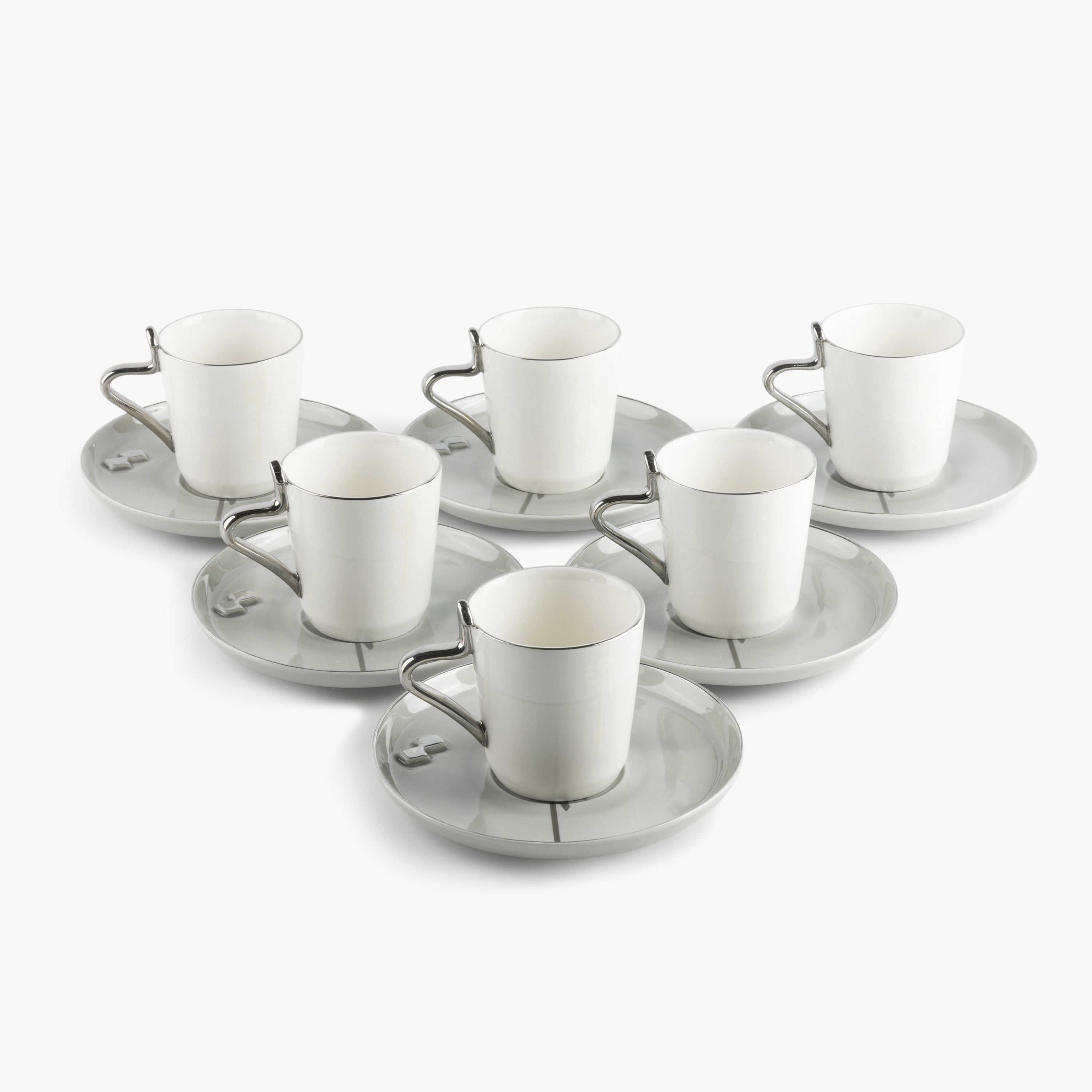 Otantik Lqaa 12-Piece Porcelain Tea Cup and Saucer Set - 200 ml-household-dining-teaandcoffee-teaandcoffeesets-image-3