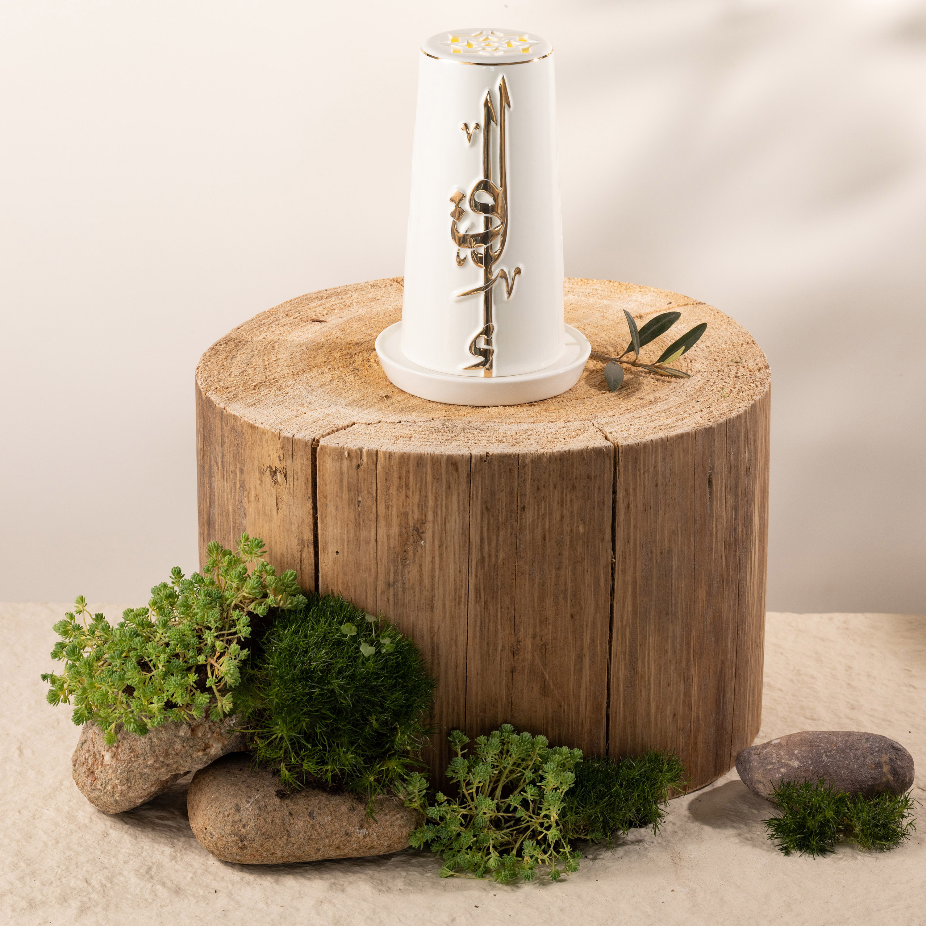 Otantik Lqaa Electronic Candle and Holder Set-household-decor-candleholdersandlanterns-image-1