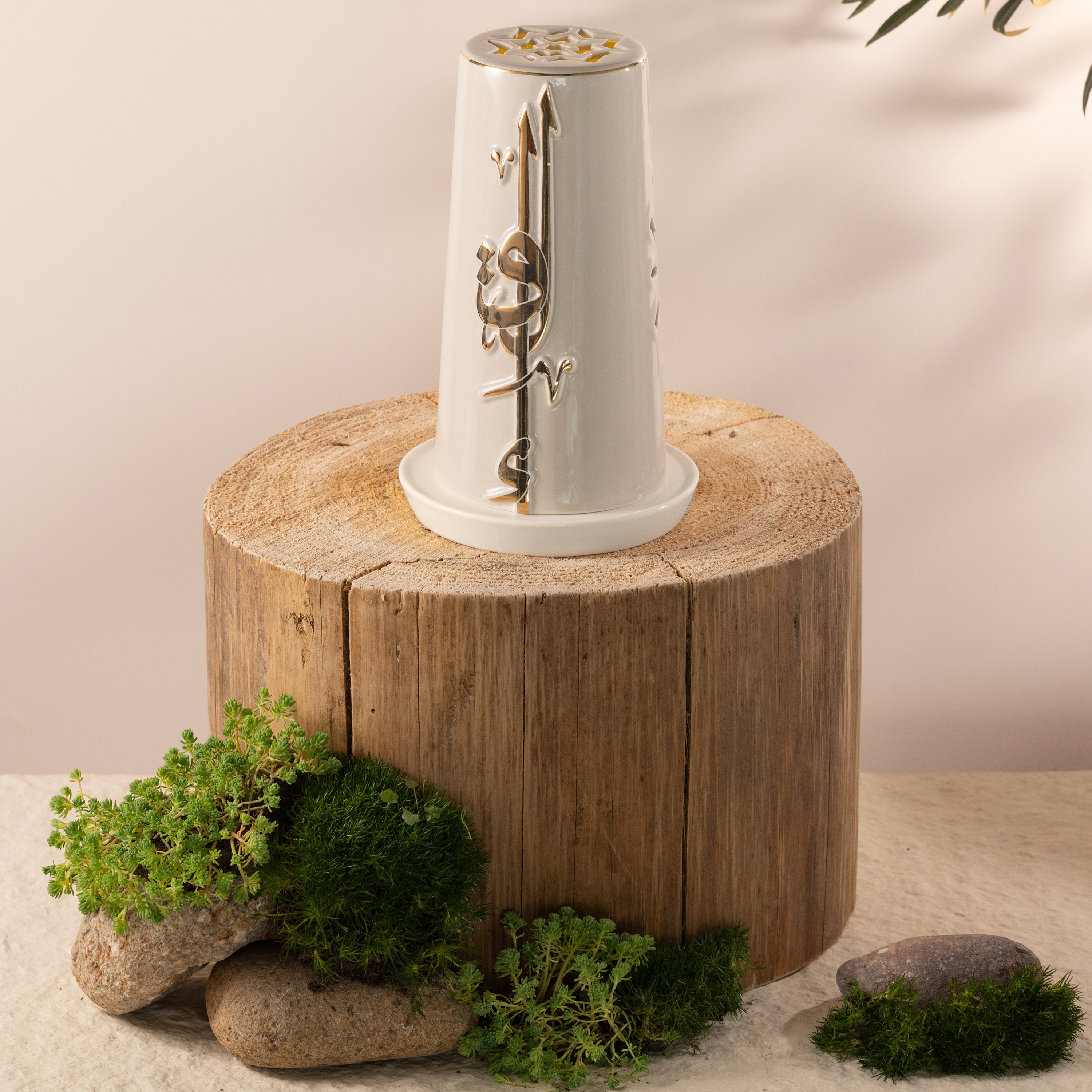 Otantik Lqaa Electronic Candle and Holder Set - 20 cms-household-decor-candleholdersandlanterns-image-1