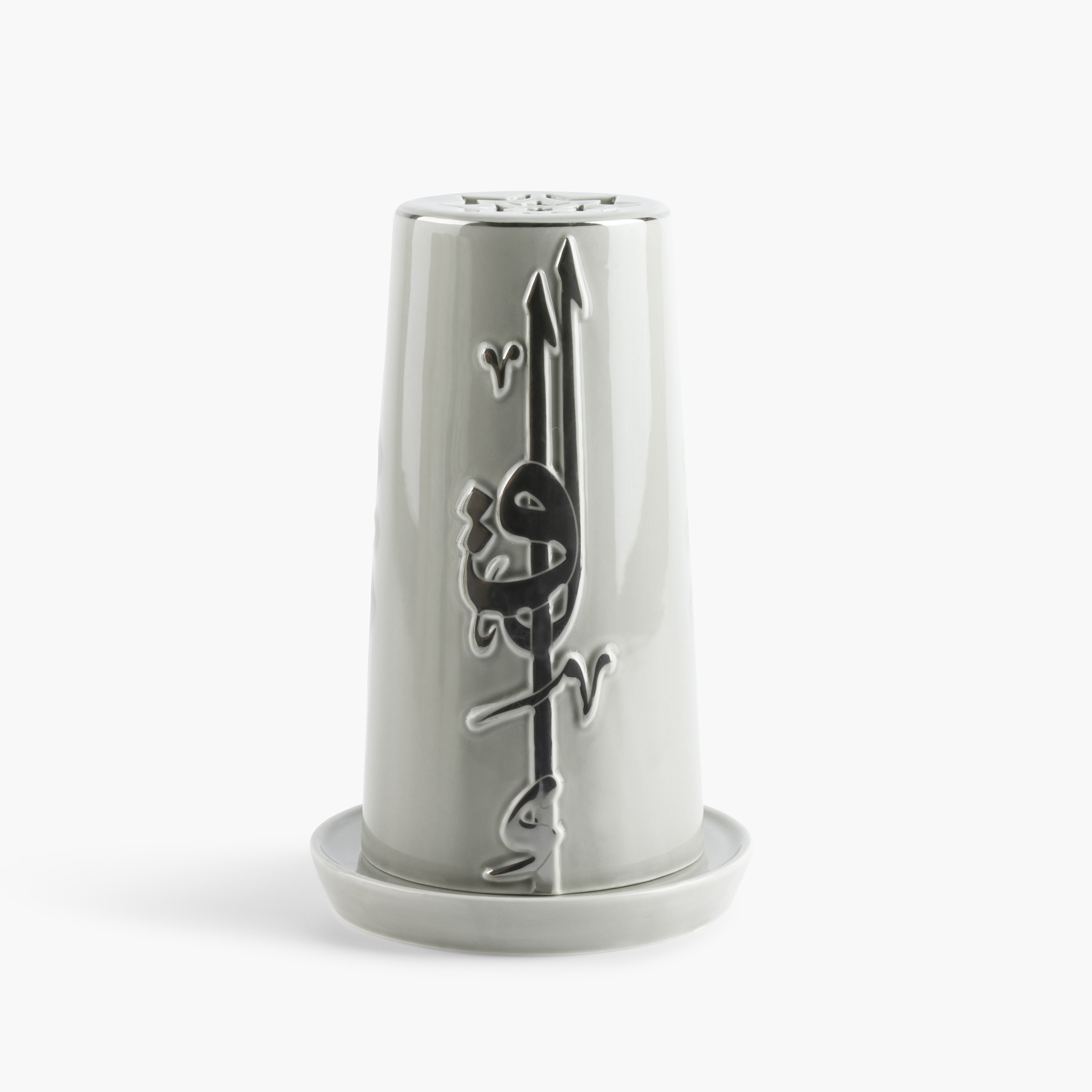 Otantik Lqaa Electronic Candle and Porcelain Holder Set - 20 cms-household-decor-candleholdersandlanterns-image-3