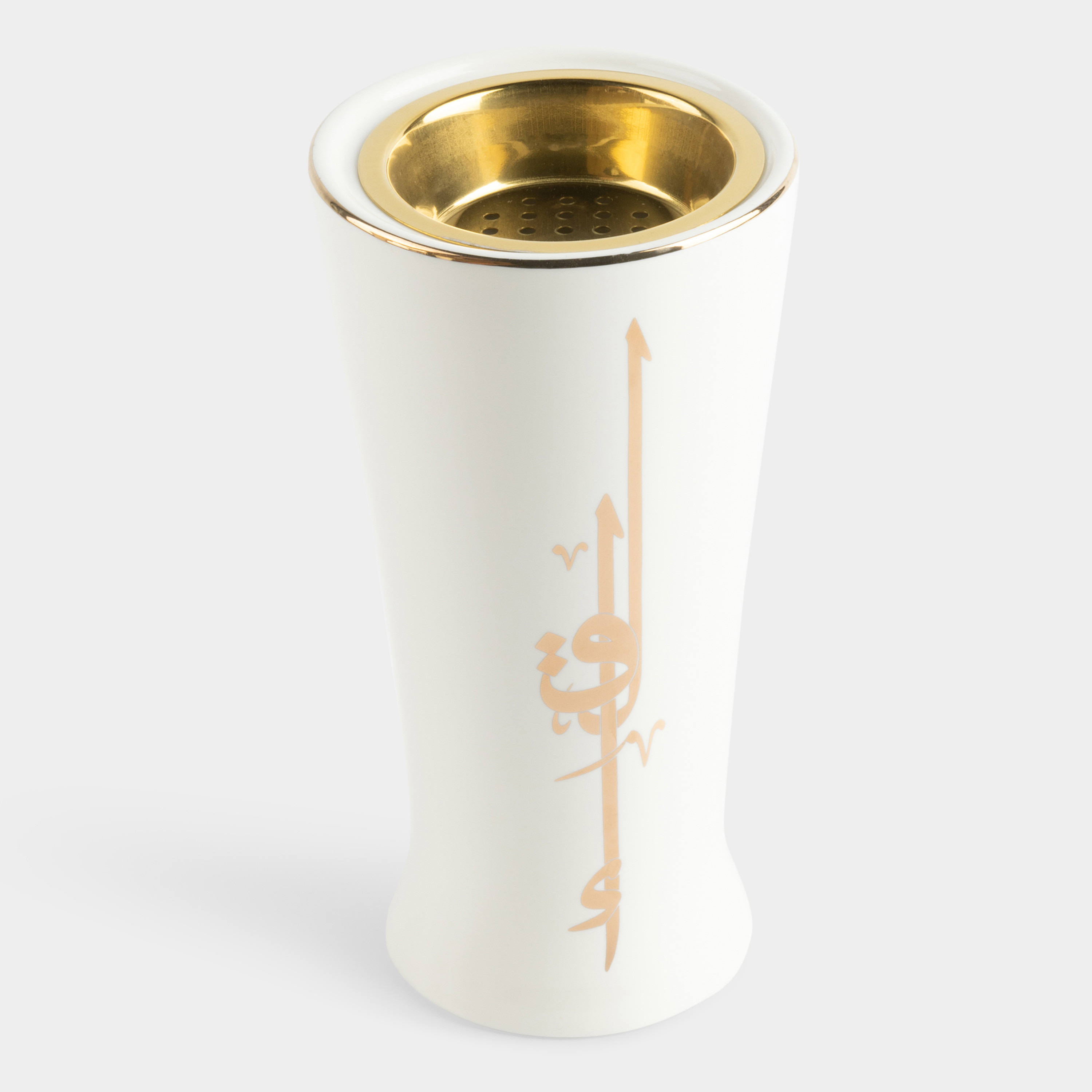 مبخرة بورسلان لقاء من أوتانتيك - 9x9x18 سم-household-homefragrance-burners-image-3