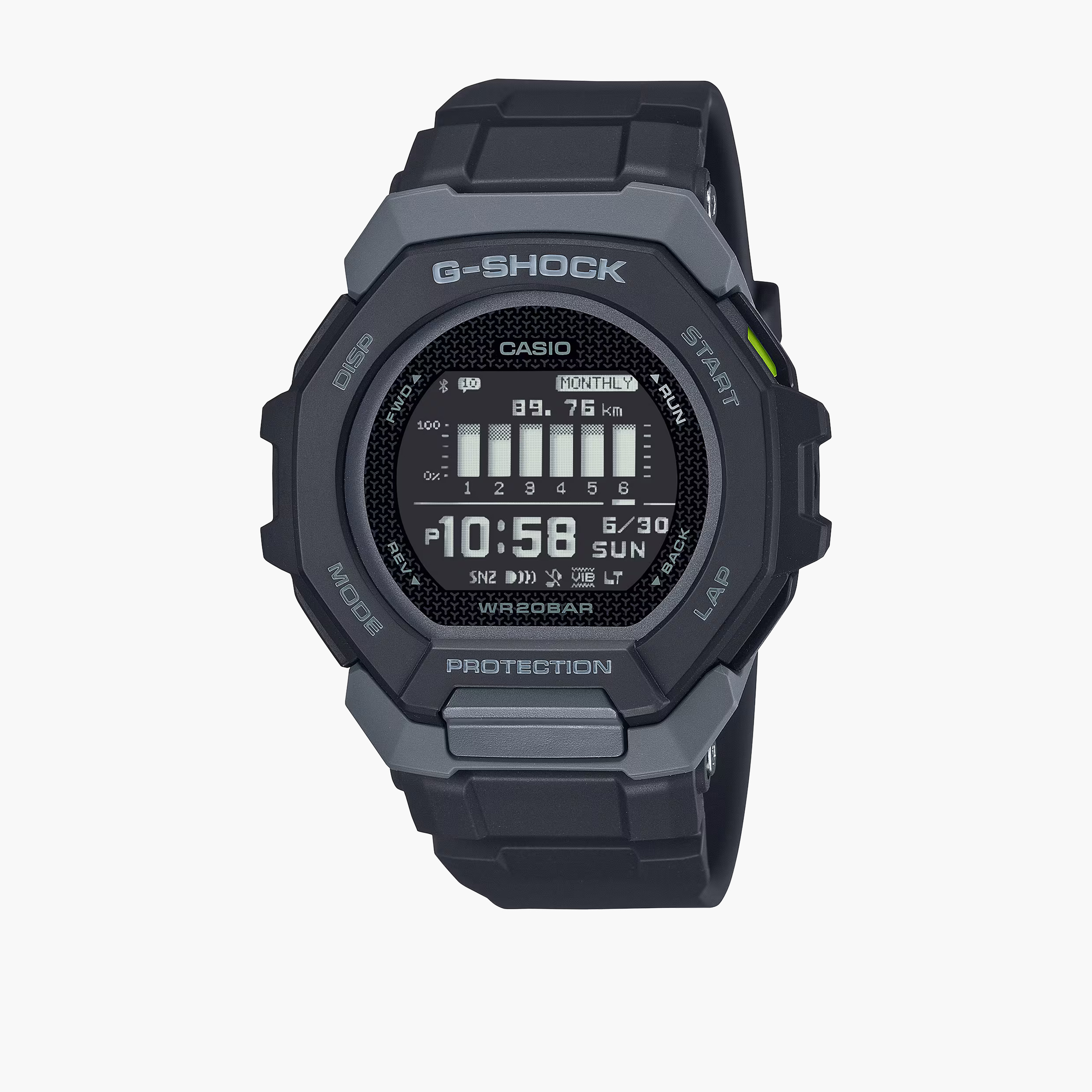 G-SHOCK Men's 49MM Black Digital Plastic Strap Watch | GBD-300-1DR-men-watchesandjewellery-watches-image-1