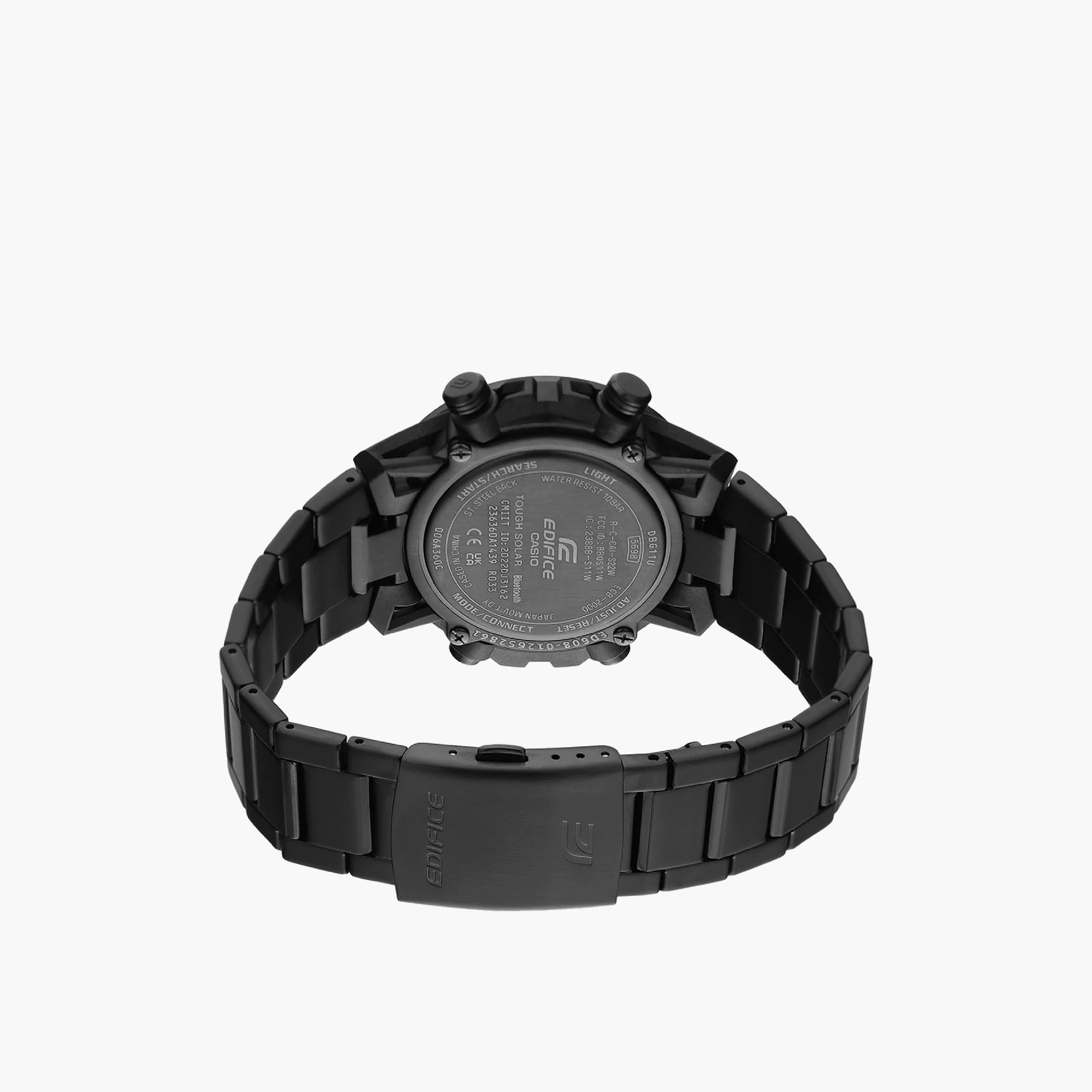 Casio Edifice Men's 51MM Black Analog-Digital Stainless Steel Strap Watch | ECB-2000DC-1BDF-men-watchesandjewellery-watches-image-3