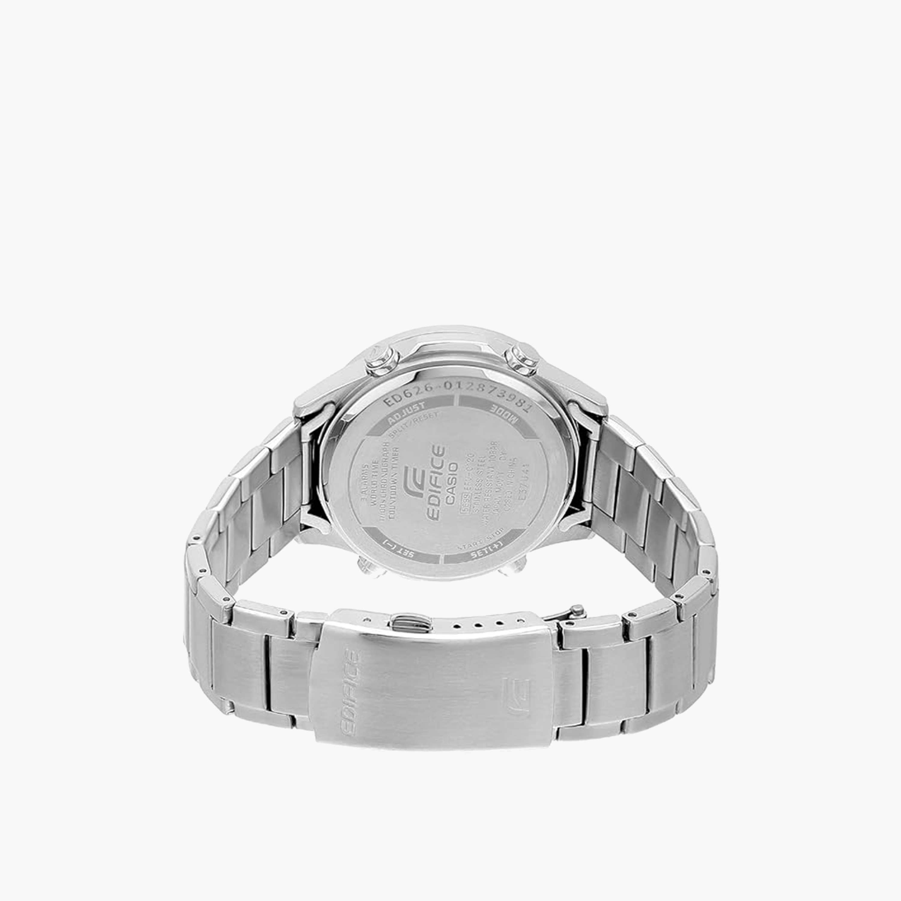Casio Edifice Men's 50MM Silver Analog-Digital Stainless Steel Strap Watch | EFV-C120D-3ADF-men-watchesandjewellery-watches-image-3