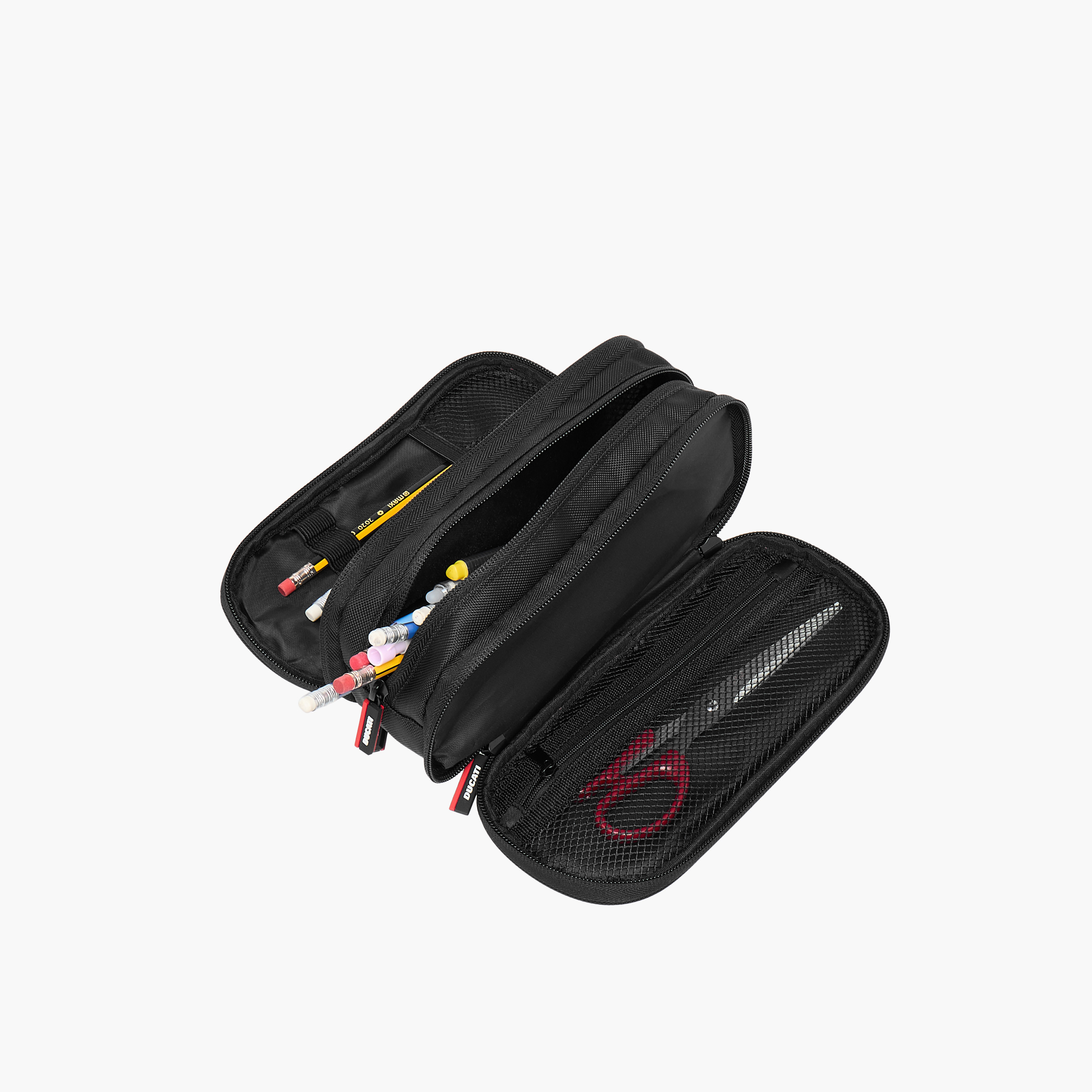 Ducati Printed Pencil Pouch with Zip Closure-school-stationery-pencilcases-image-5