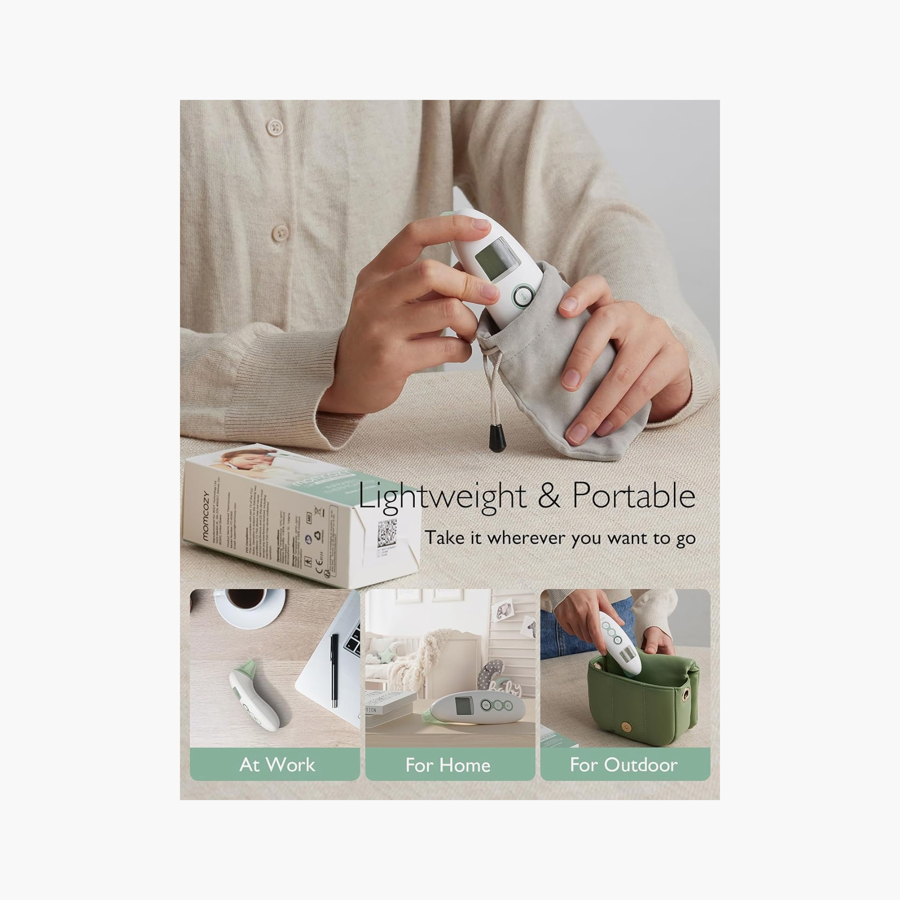 ميزان حرارة بدون تلامس للجبهة والأذن من مومكوزي-baby-healthandsafety-thermometersandaspirators-image-1