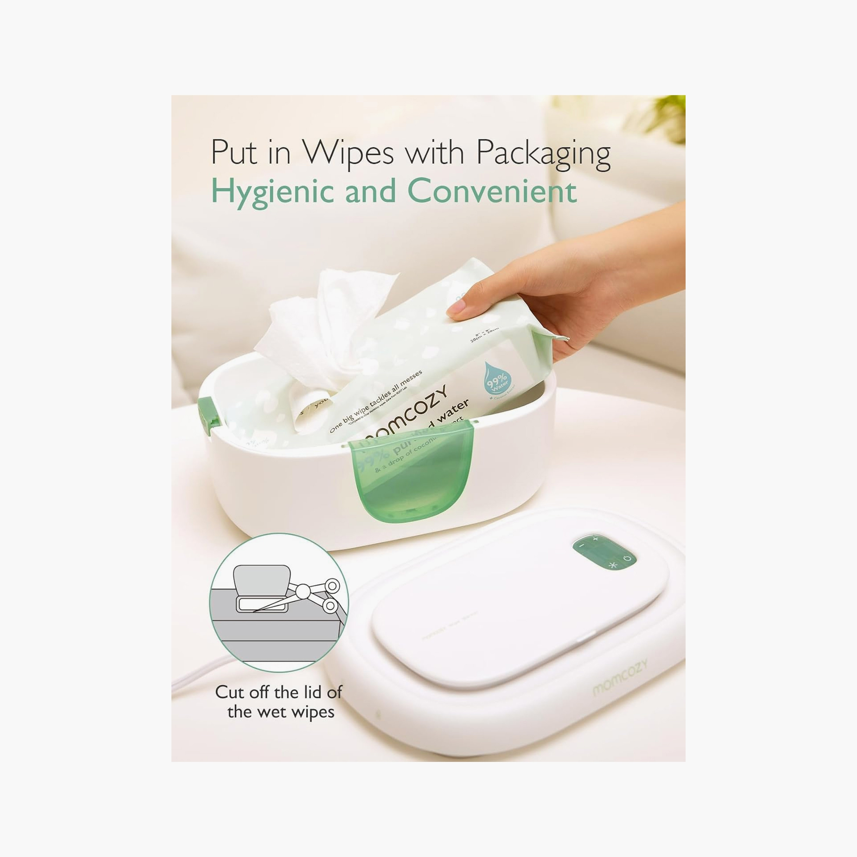 Momcozy Baby Wipe Warmer with Night Light-baby-diapering-babywipes-image-7