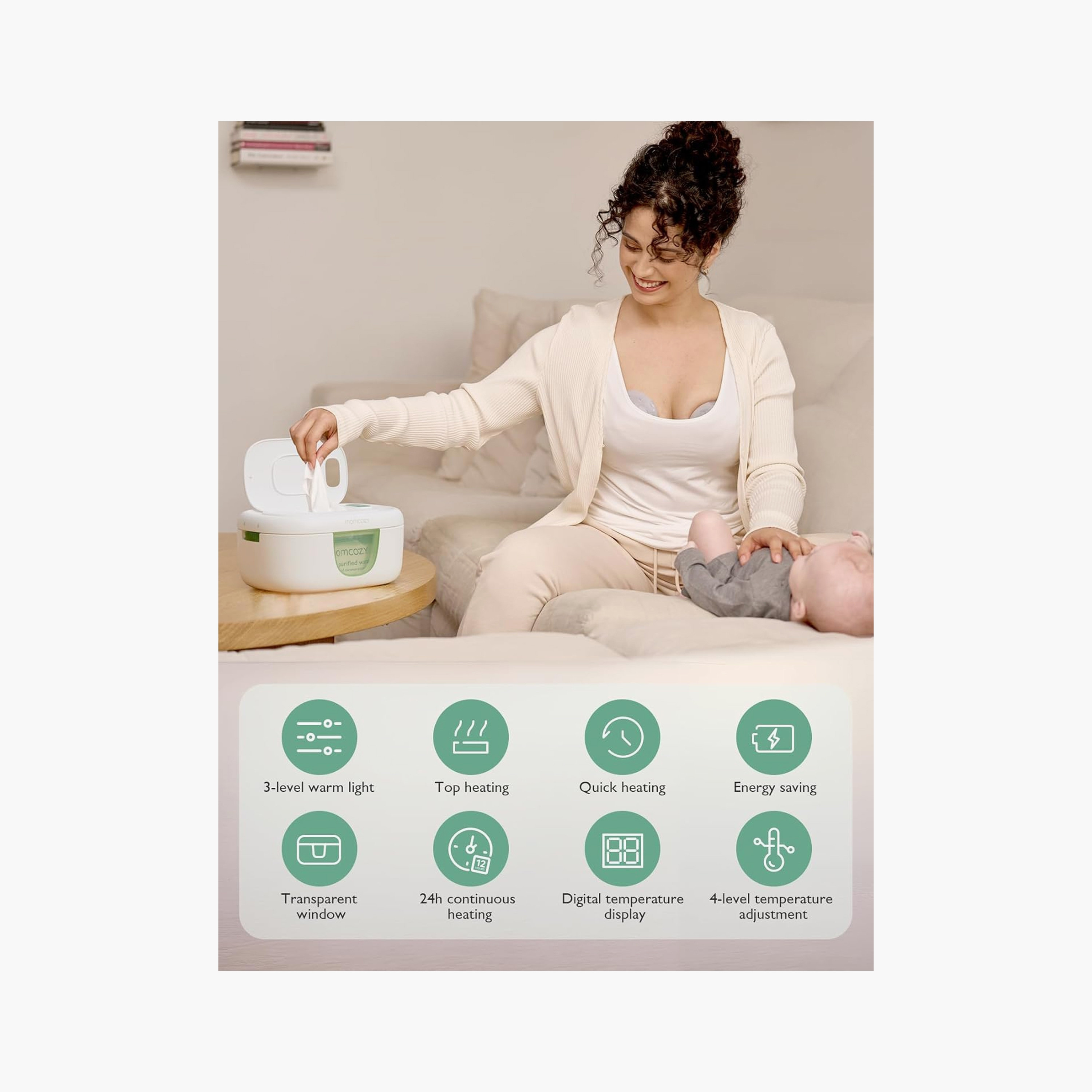 Momcozy Baby Wipe Warmer with Night Light-baby-diapering-babywipes-image-9