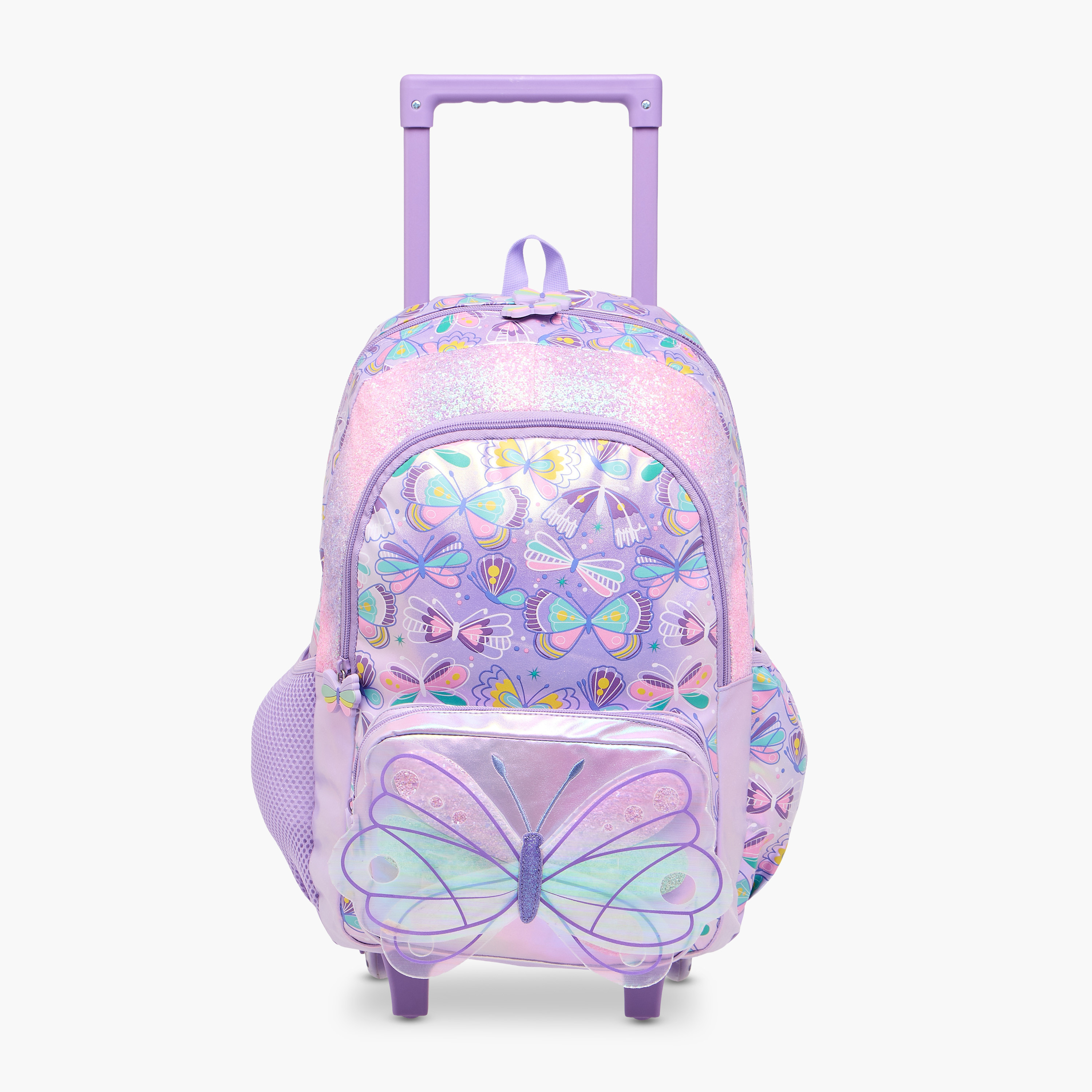 Butterfly Trolley Bag for Girls 5-8 Years with Retractable Handle – 16.5 inches-promo_LS20_OMN-image-1