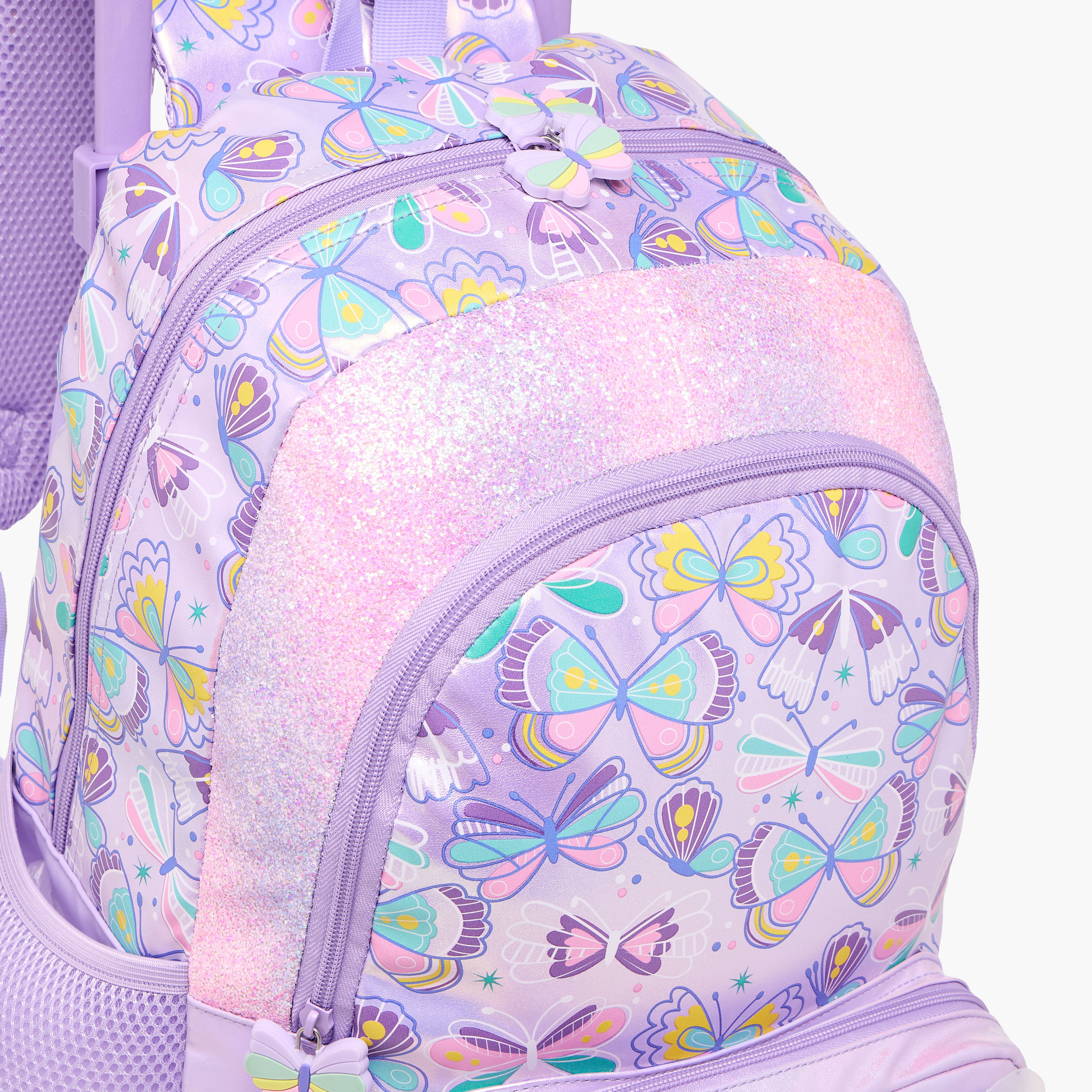 Butterfly Trolley Bag for Girls 5-8 Years with Retractable Handle – 16.5 inches-promo_LS20_OMN-image-13