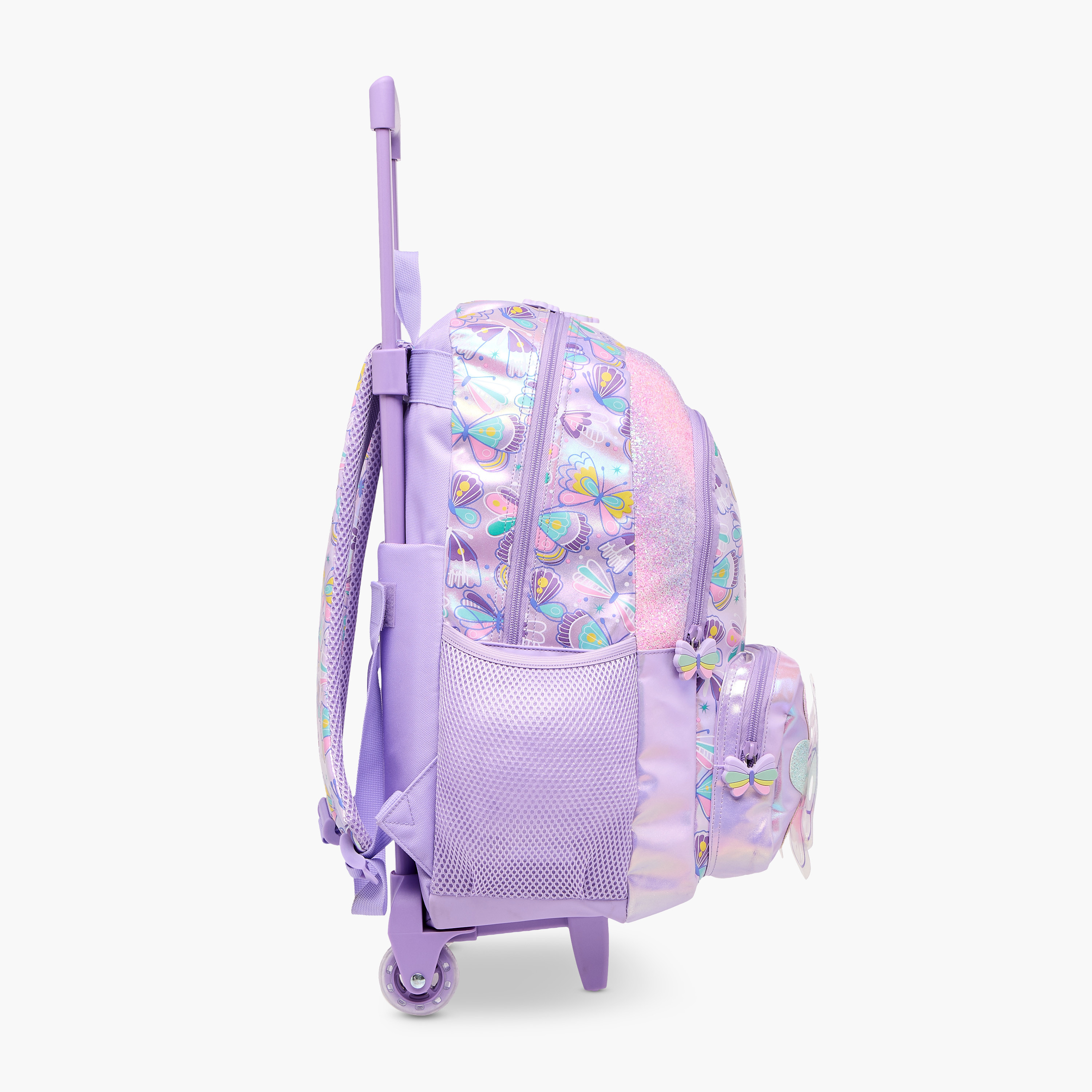 Butterfly Trolley Bag for Girls 5-8 Years with Retractable Handle – 16.5 inches-promo_LS20_OMN-image-5