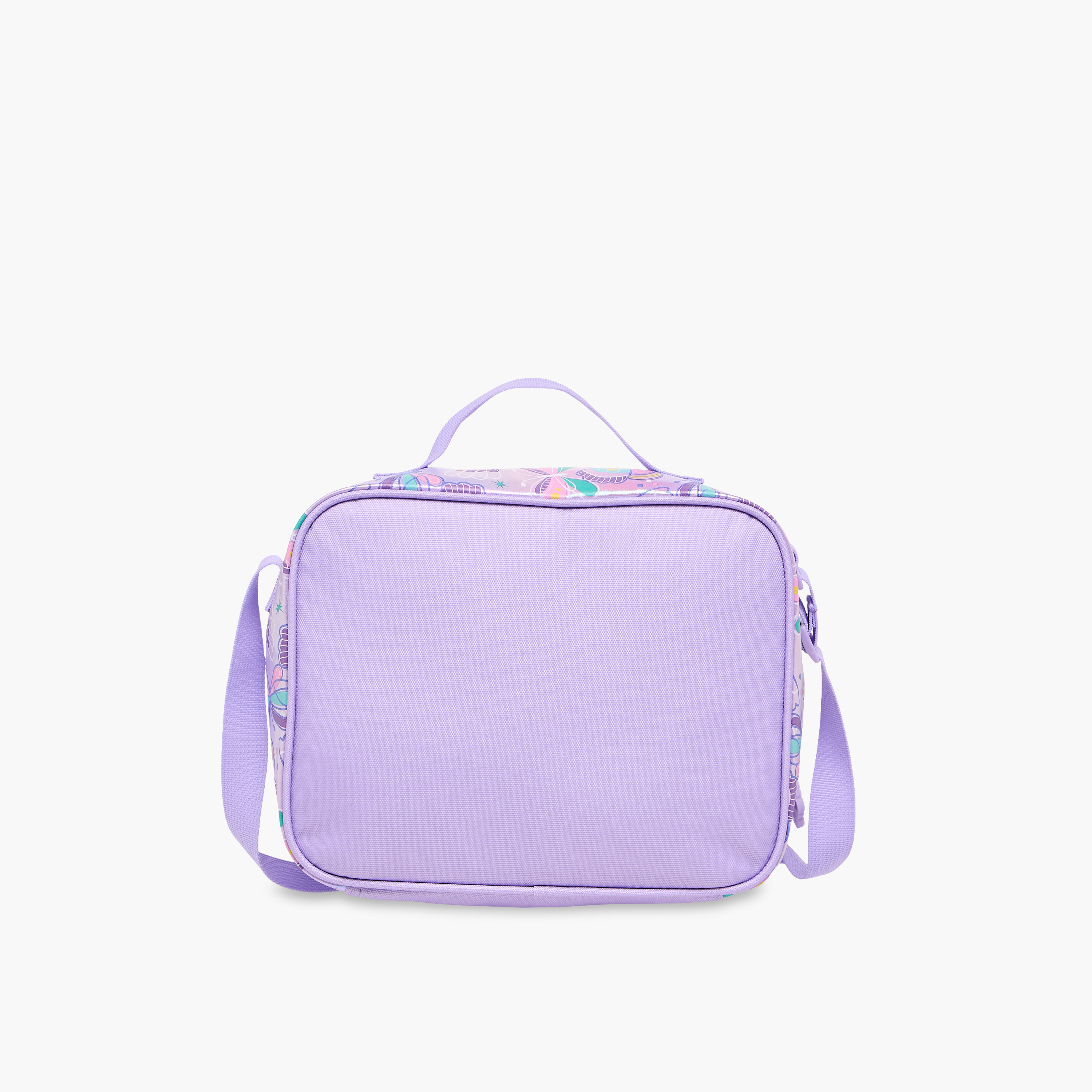 Butterfly Print Lunch Bag with Zip Closure-school-lunchessentials-lunchbags-image-3