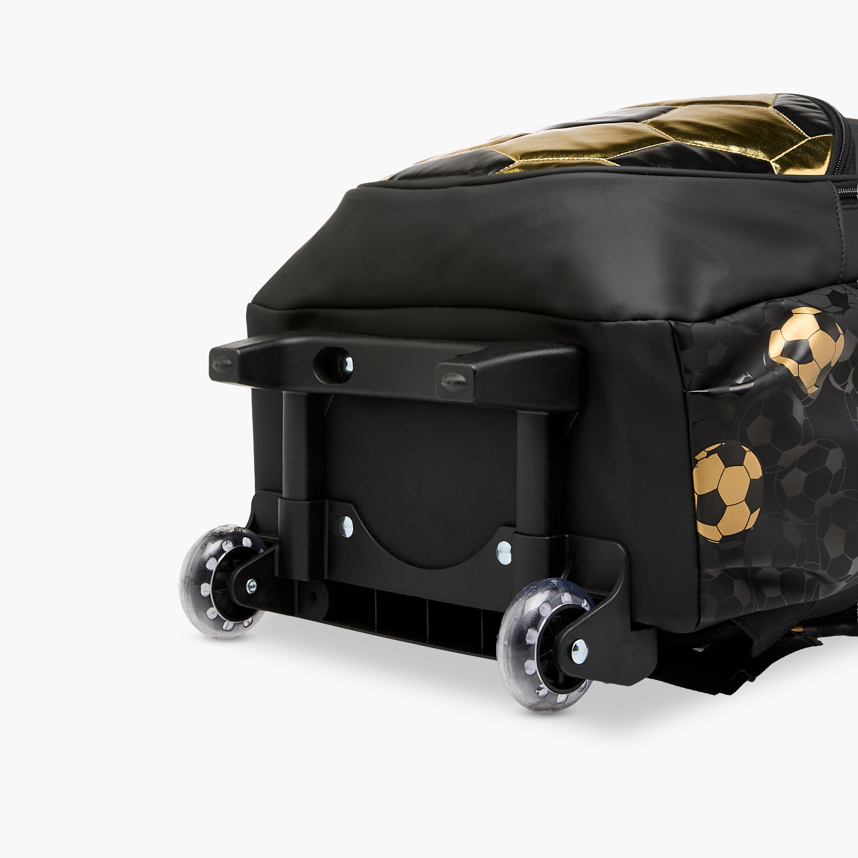 Football Trolley Bag for Boys 5-8 Years with Retractable Handle – 16.5 inches-school-bagsandbackpacks-trolleybags-image-14