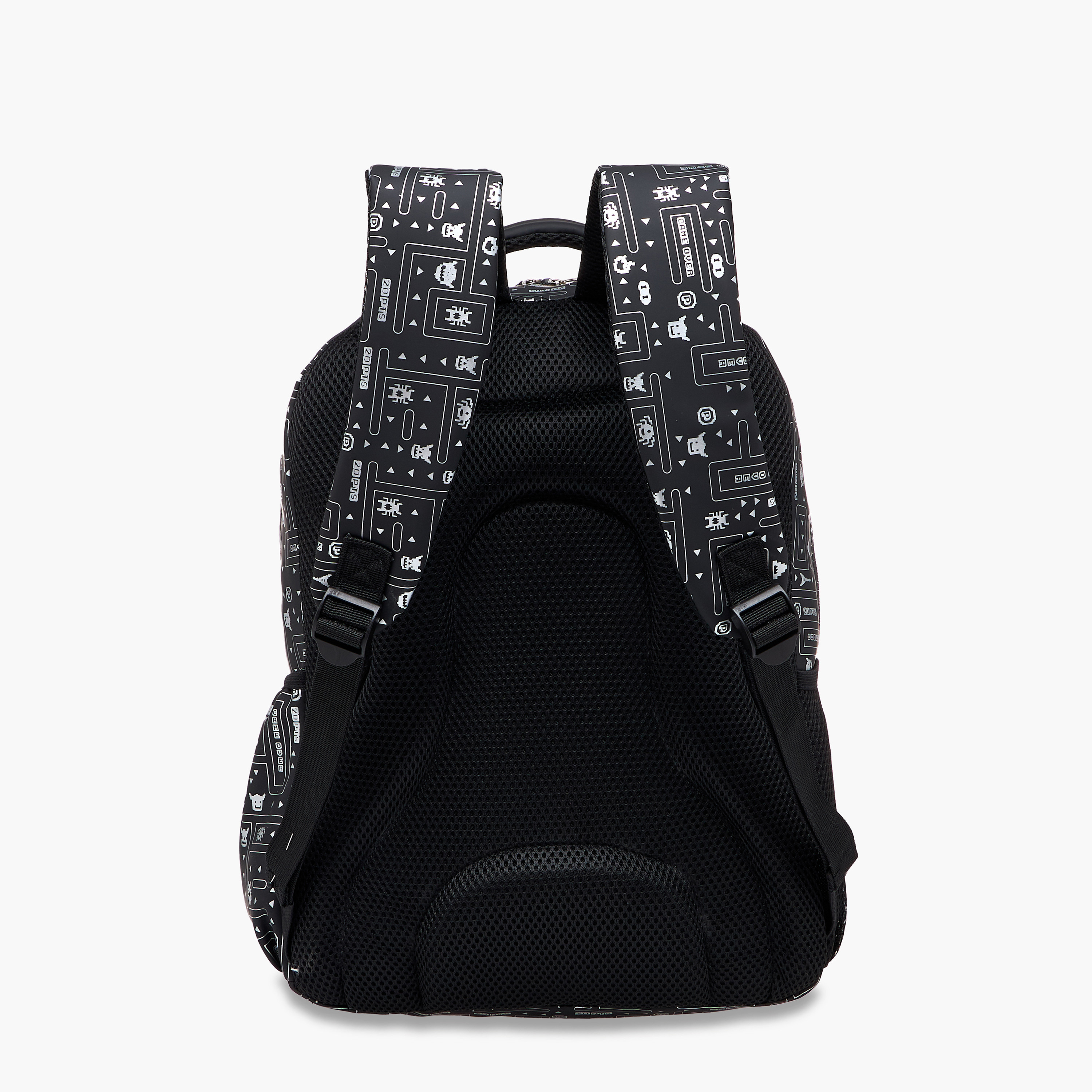 Gaming Print 16.5-inch Backpack with Adjustable Straps and Zip Closure - 14x30x42 cms-school-bagsandbackpacks-backpacks-image-5