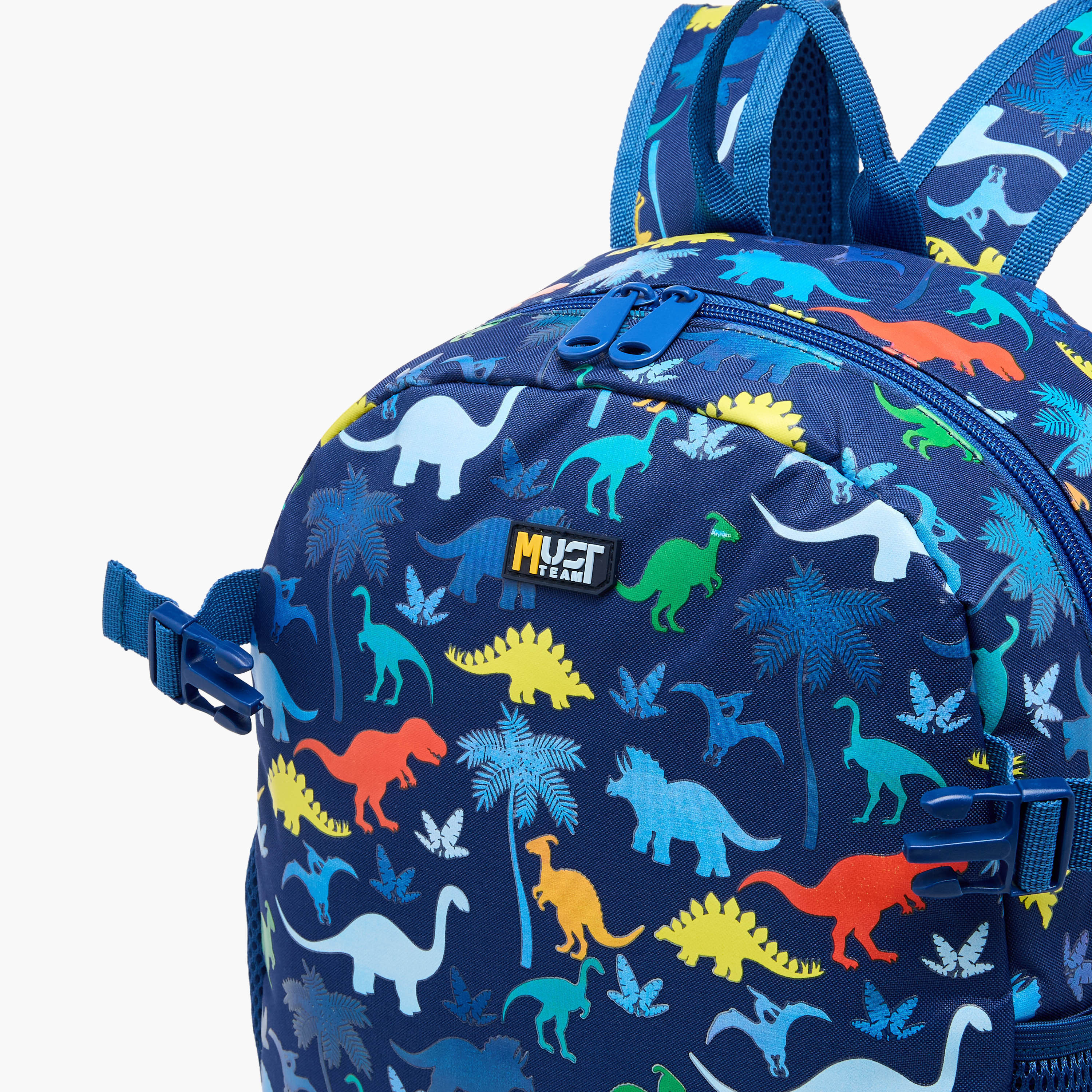 MUST Dinosaur Backpack with Adjustable Straps and Zip Closure - 28x17x33 cms-promo_LS20_OMN-image-12