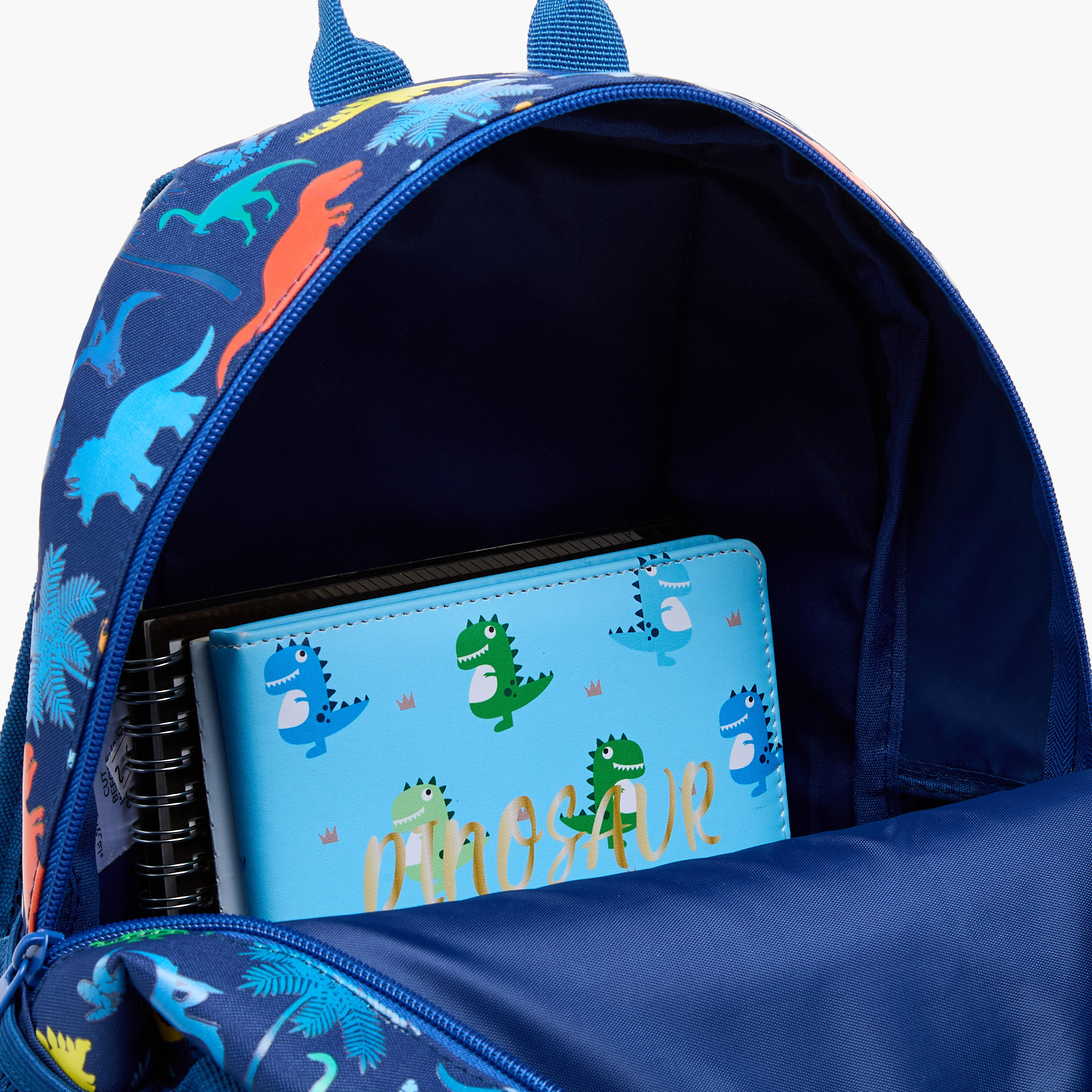 MUST Dinosaur Backpack with Adjustable Straps and Zip Closure - 28x17x33 cms-promo_LS20_OMN-image-14