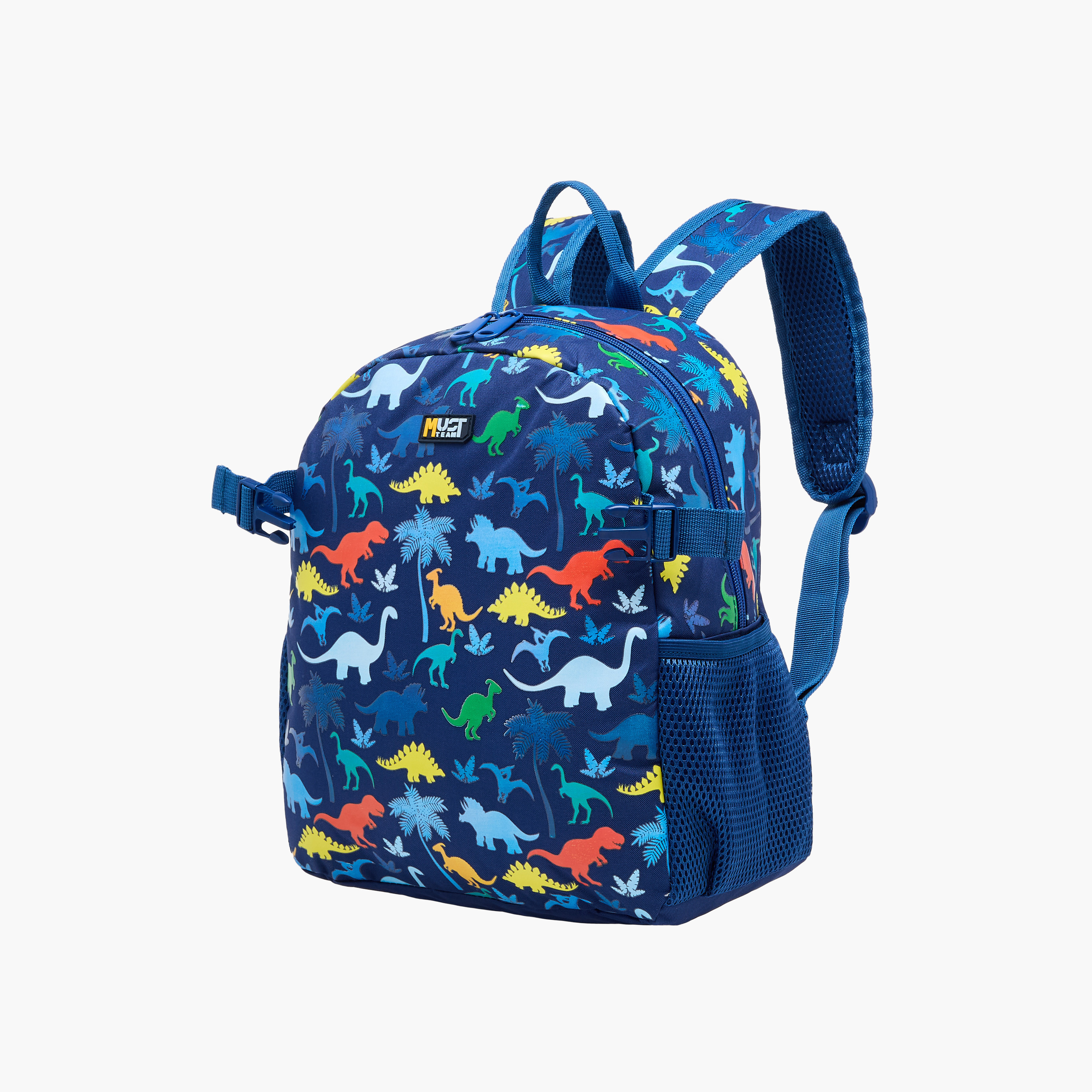 MUST Dinosaur Backpack with Adjustable Straps and Zip Closure - 28x17x33 cms-promo_LS20_OMN-image-5