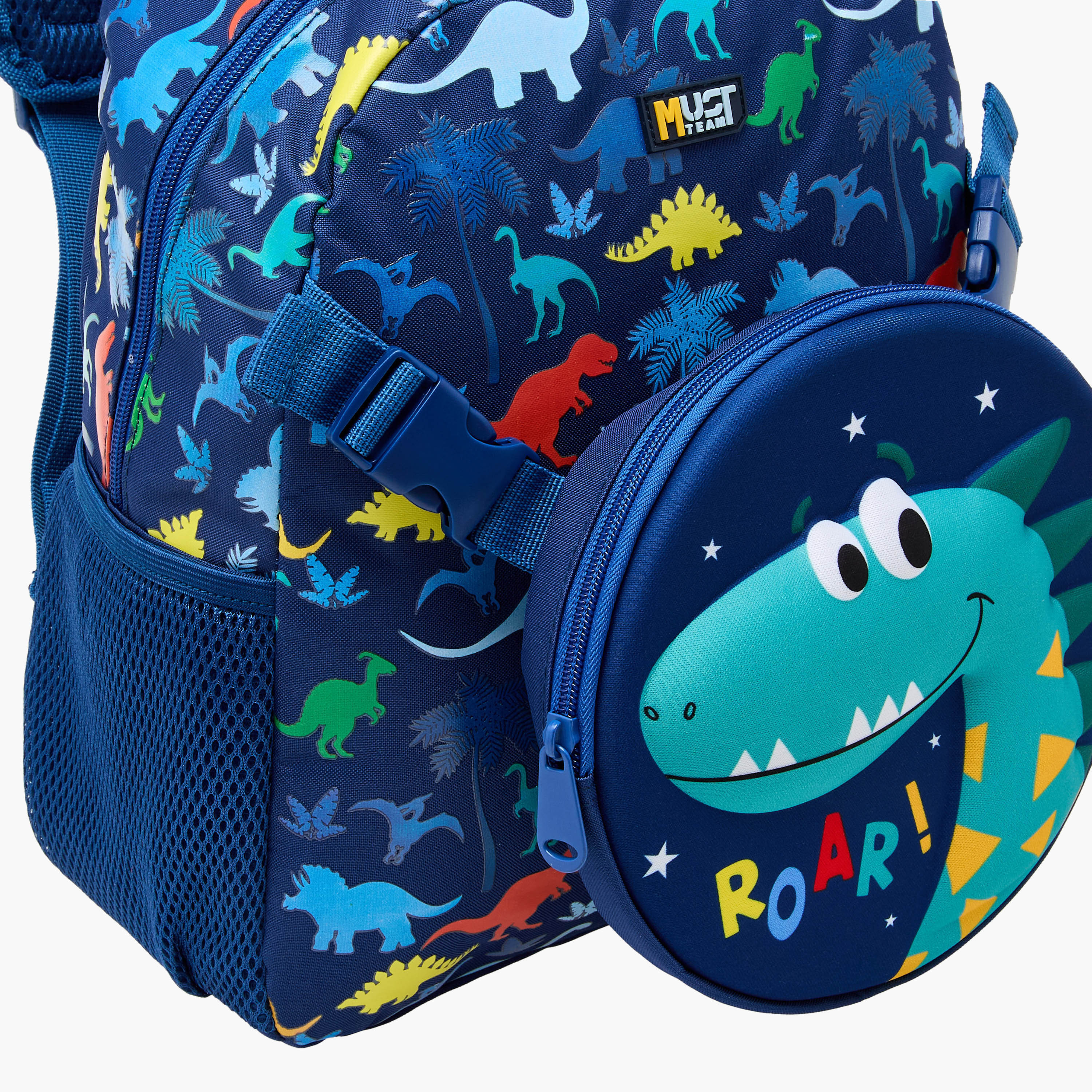 MUST Dinosaur Backpack with Adjustable Straps and Zip Closure - 28x17x33 cms-promo_LS20_OMN-image-11