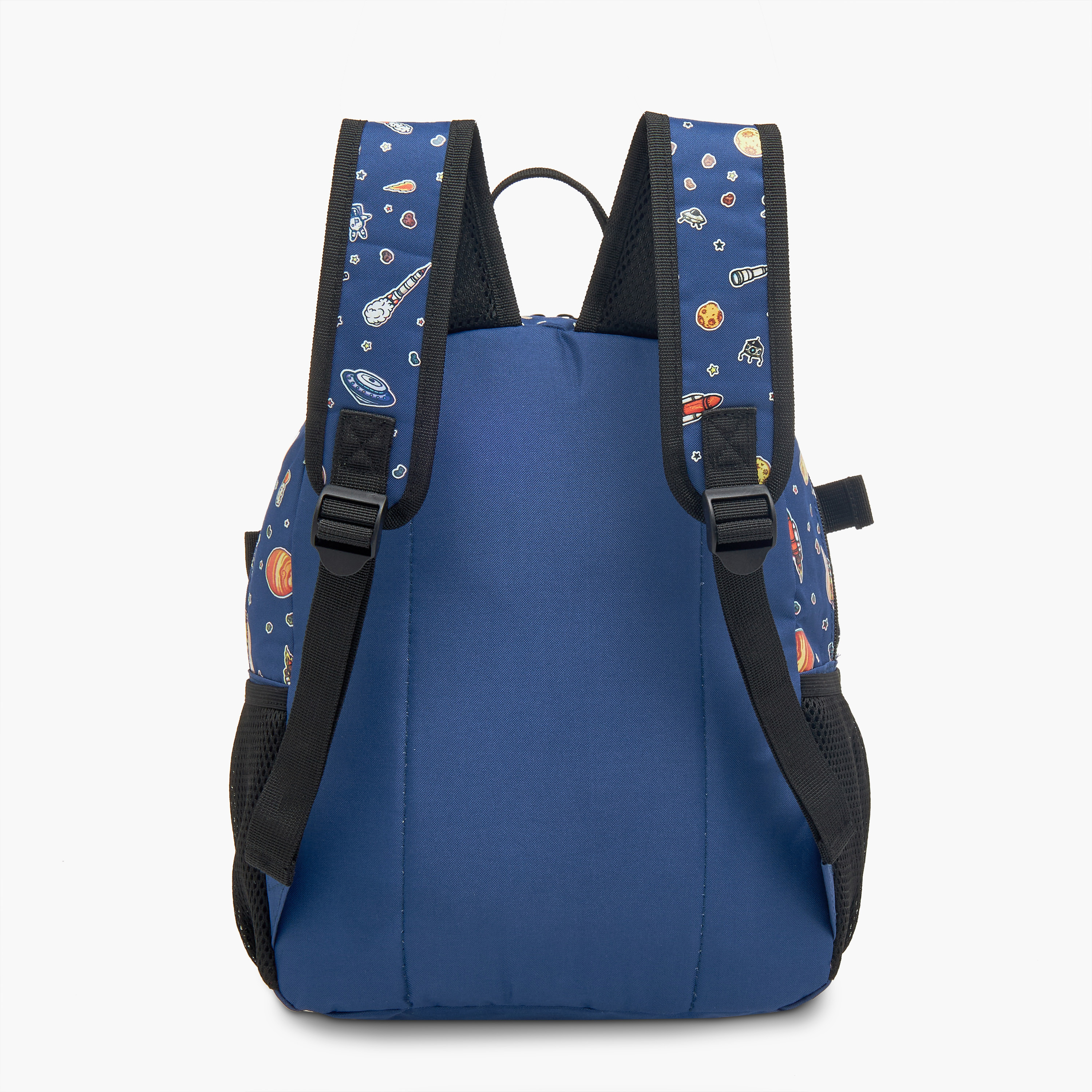 شنطة ظهر بأحزمة قابلة للتعديل وسحاب للإغلاق وطبعات من ماست - 28x17x33 سم-school-bagsandbackpacks-backpacks-image-6