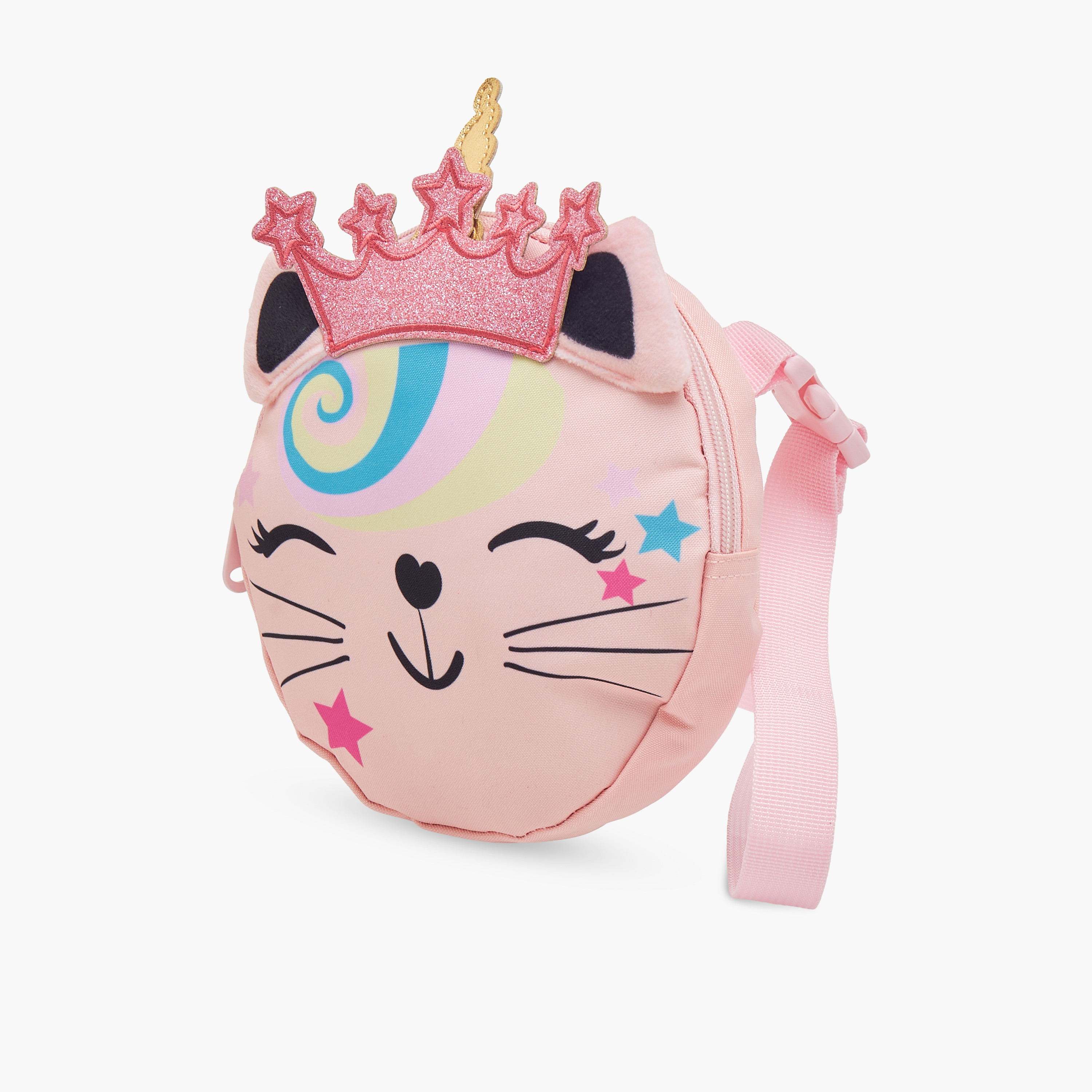 طقم شنطة ظهر وشنطة غداء بزخارف قطة من  ماست - 28x17x33 سم-school-bagsandbackpacks-backpacks-image-15
