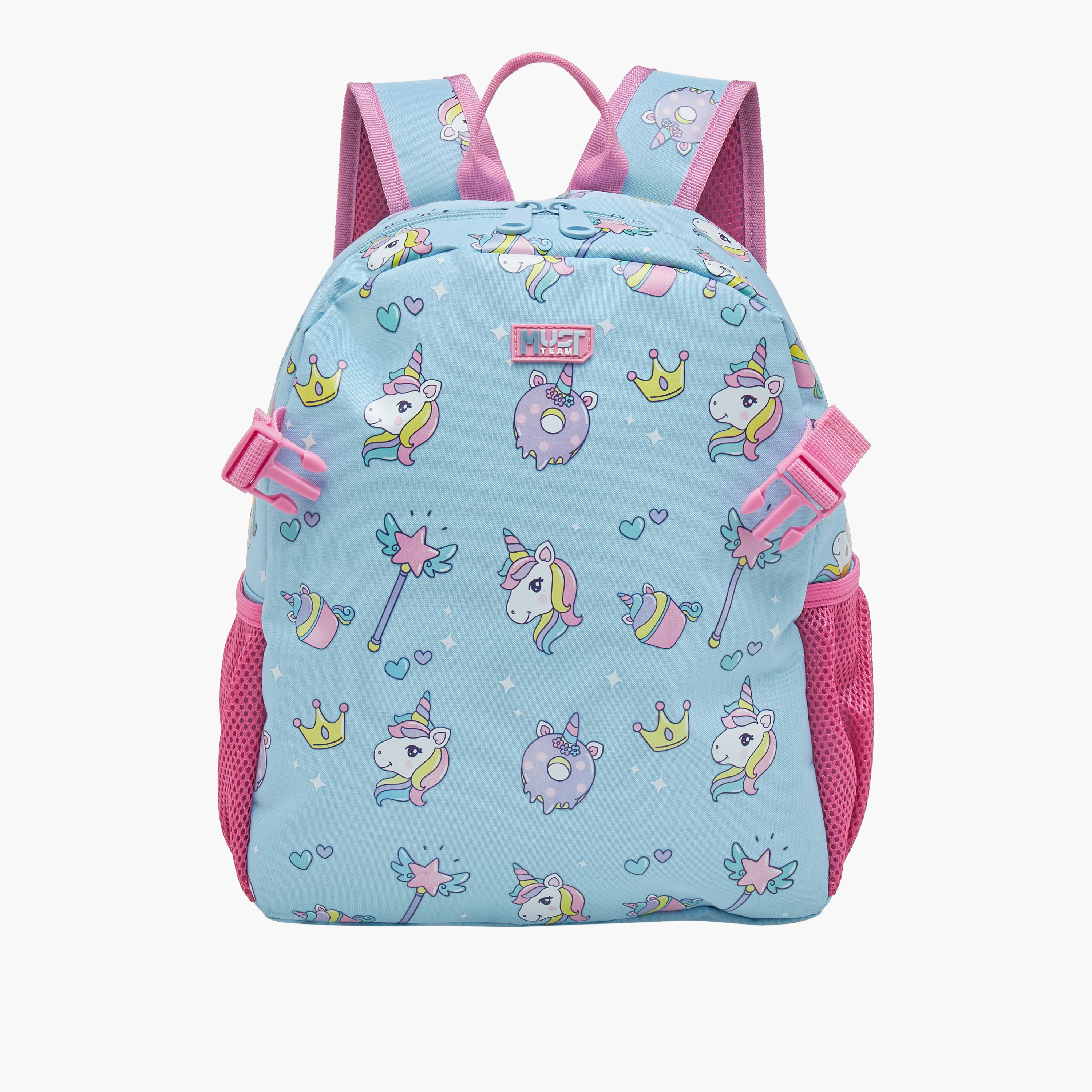 MUST Unicorn Print Backpack with Adjustable Shoulder Straps - 28x17x33 cms-school-bagsandbackpacks-backpacks-image-2