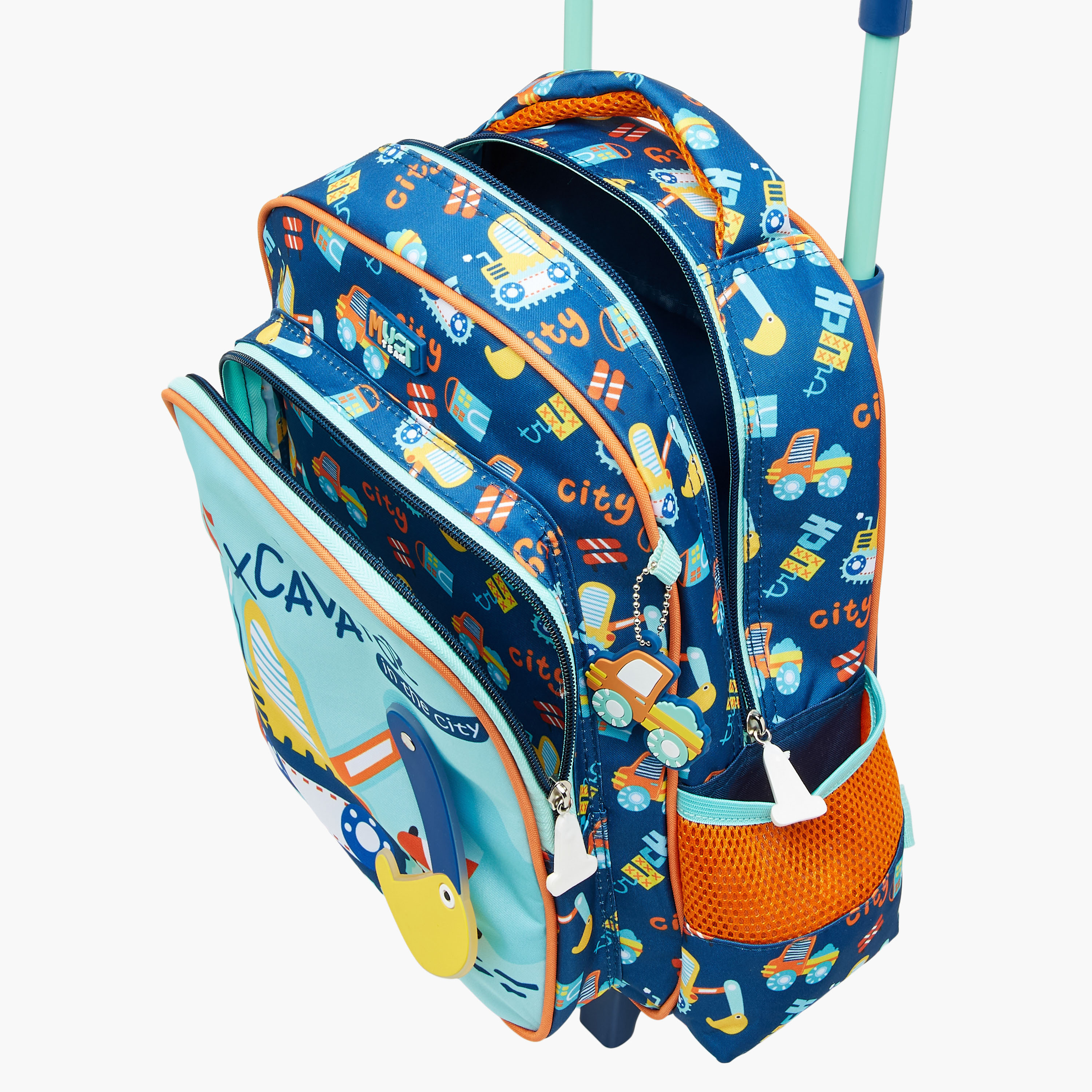 MUST Cars Trolley Bag for Boys 2-5 Years with Retractable Handle -promo_LS20_OMN-image-11