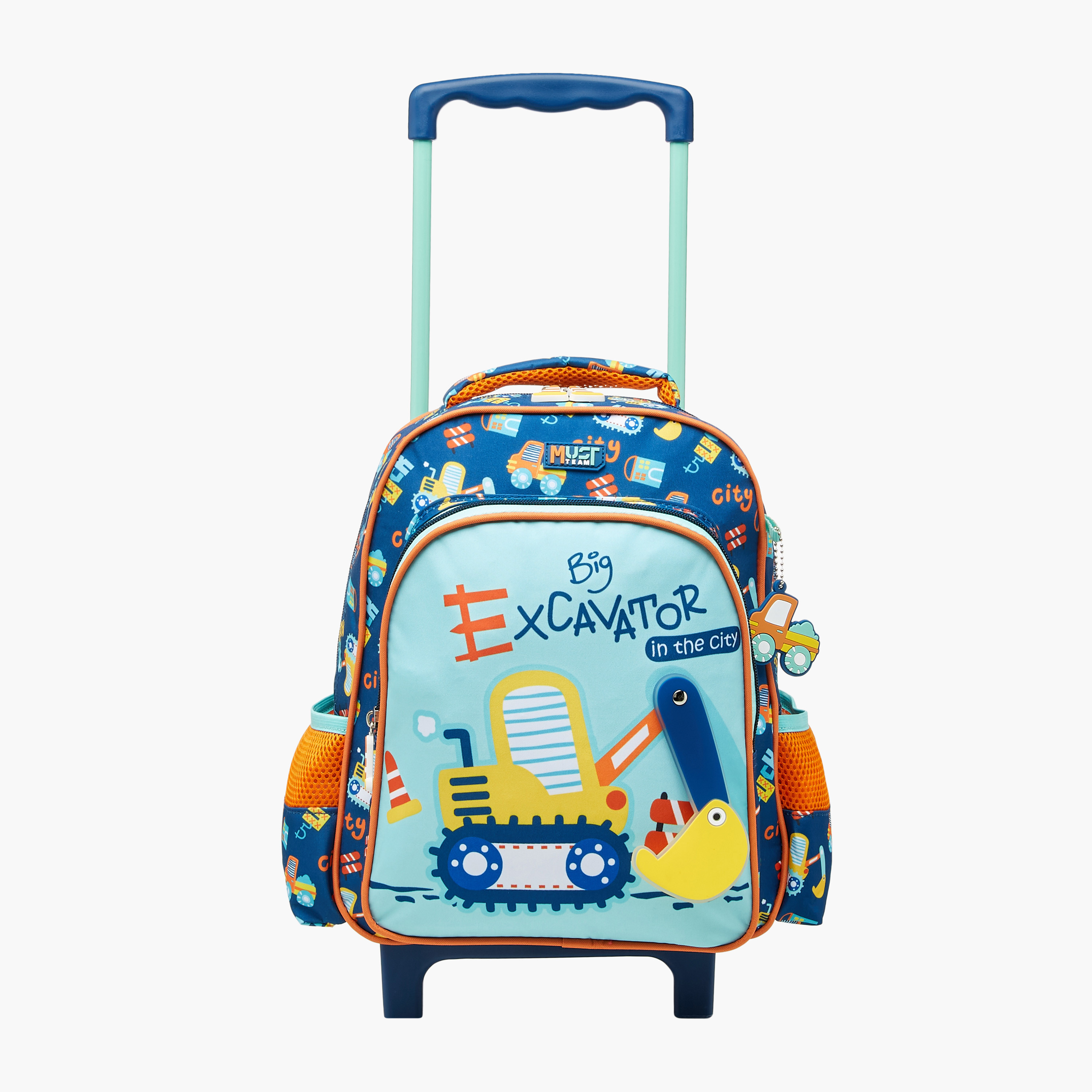 MUST Cars Trolley Bag for Boys 2-5 Years with Retractable Handle -promo_LS20_OMN-image-2