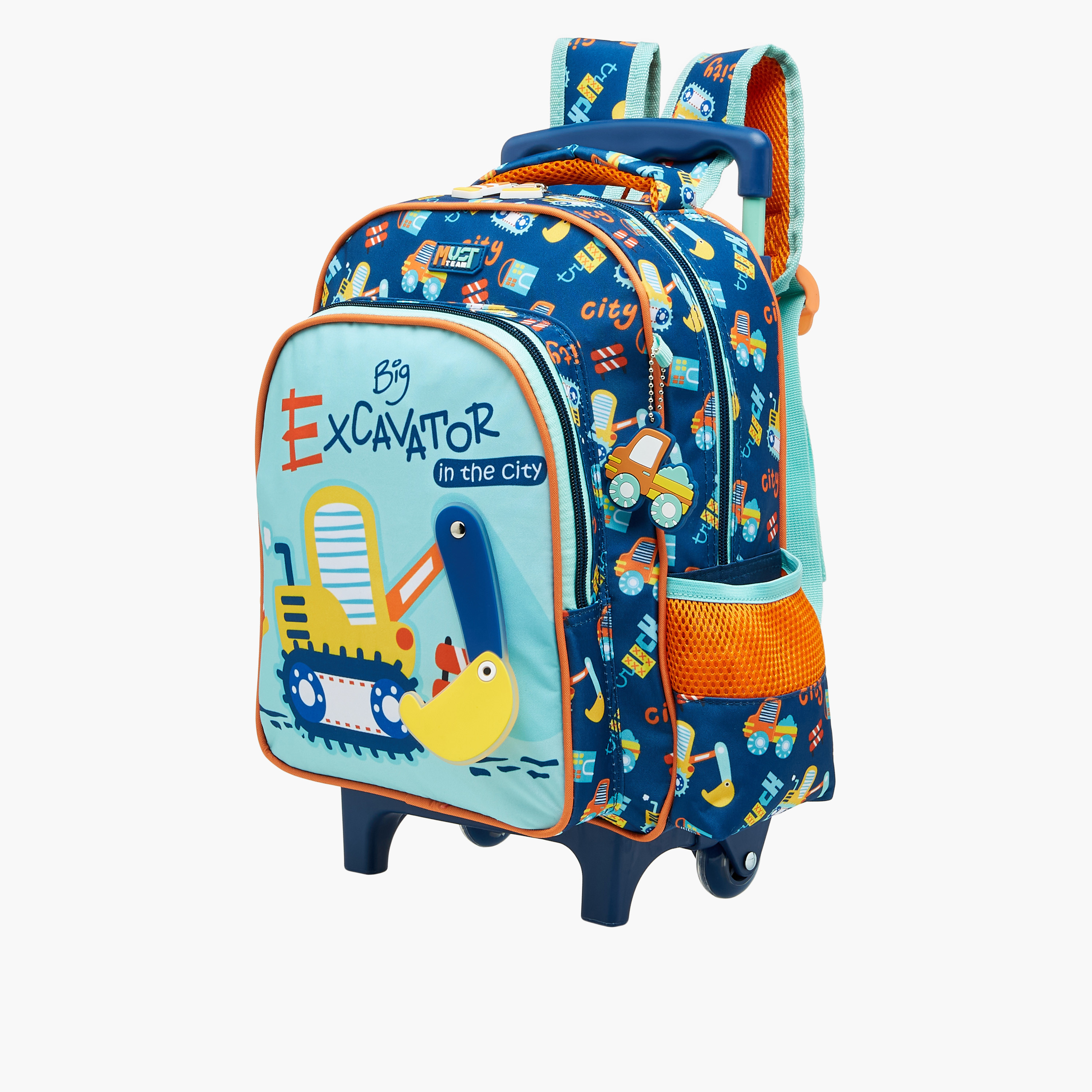 MUST Cars Trolley Bag for Boys 2-5 Years with Retractable Handle -promo_LS20_OMN-image-3