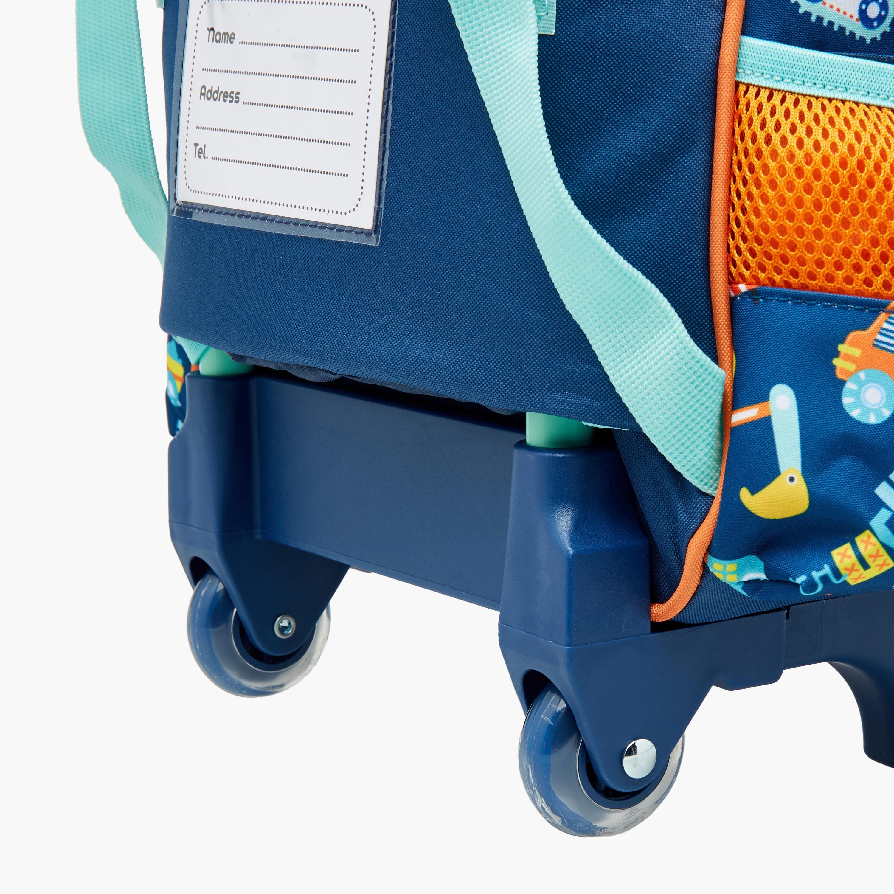 MUST Cars Trolley Bag for Boys 2-5 Years with Retractable Handle -promo_LS20_OMN-image-9