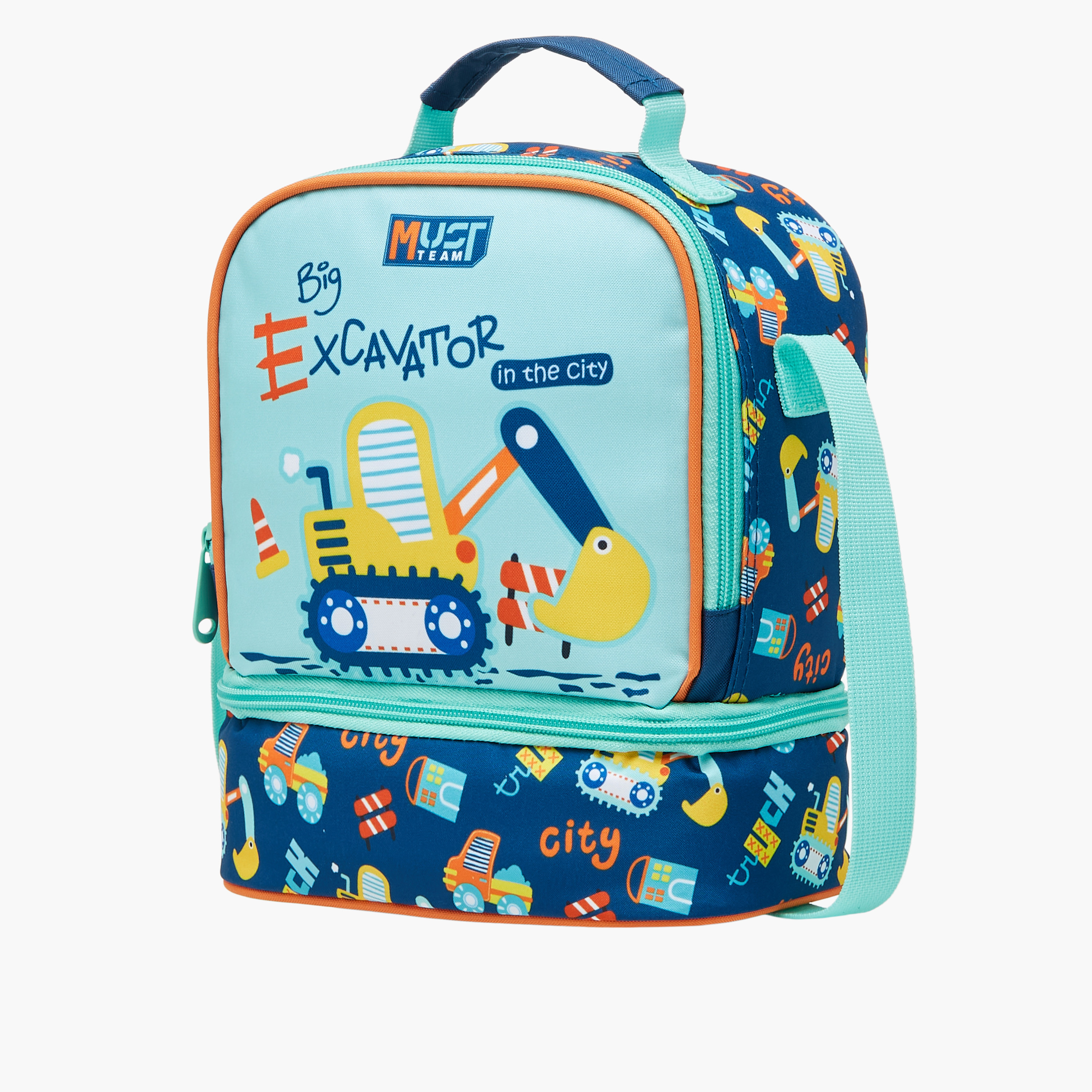 MUST Printed Lunch Bag with Adjustable Strap and Zip Closure-school-lunchessentials-lunchbags-image-2