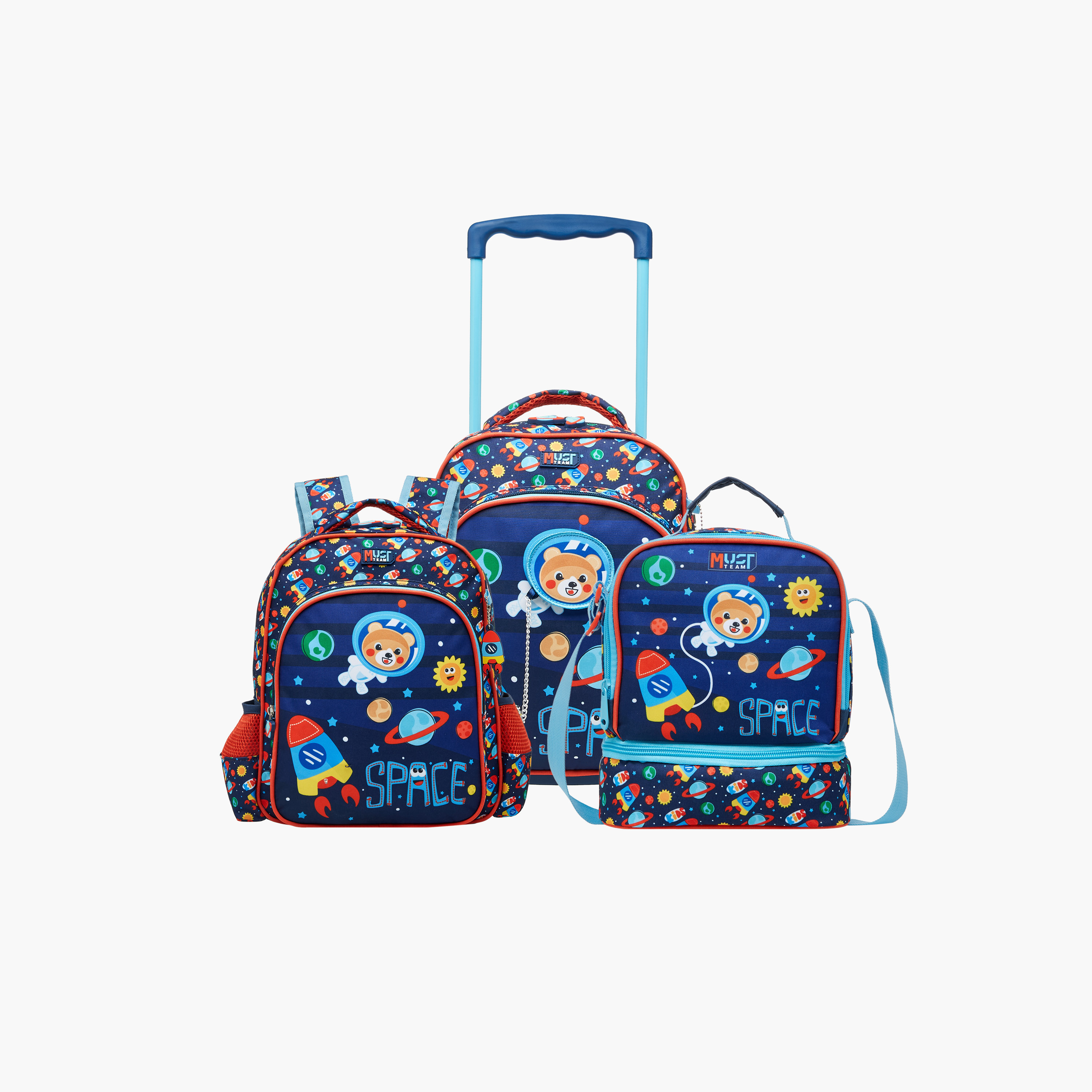 MUST Space Print Backpack with Adjustable Straps and Zip Closure - 27x10x31 cms-promo_LS20_OMN-image-10