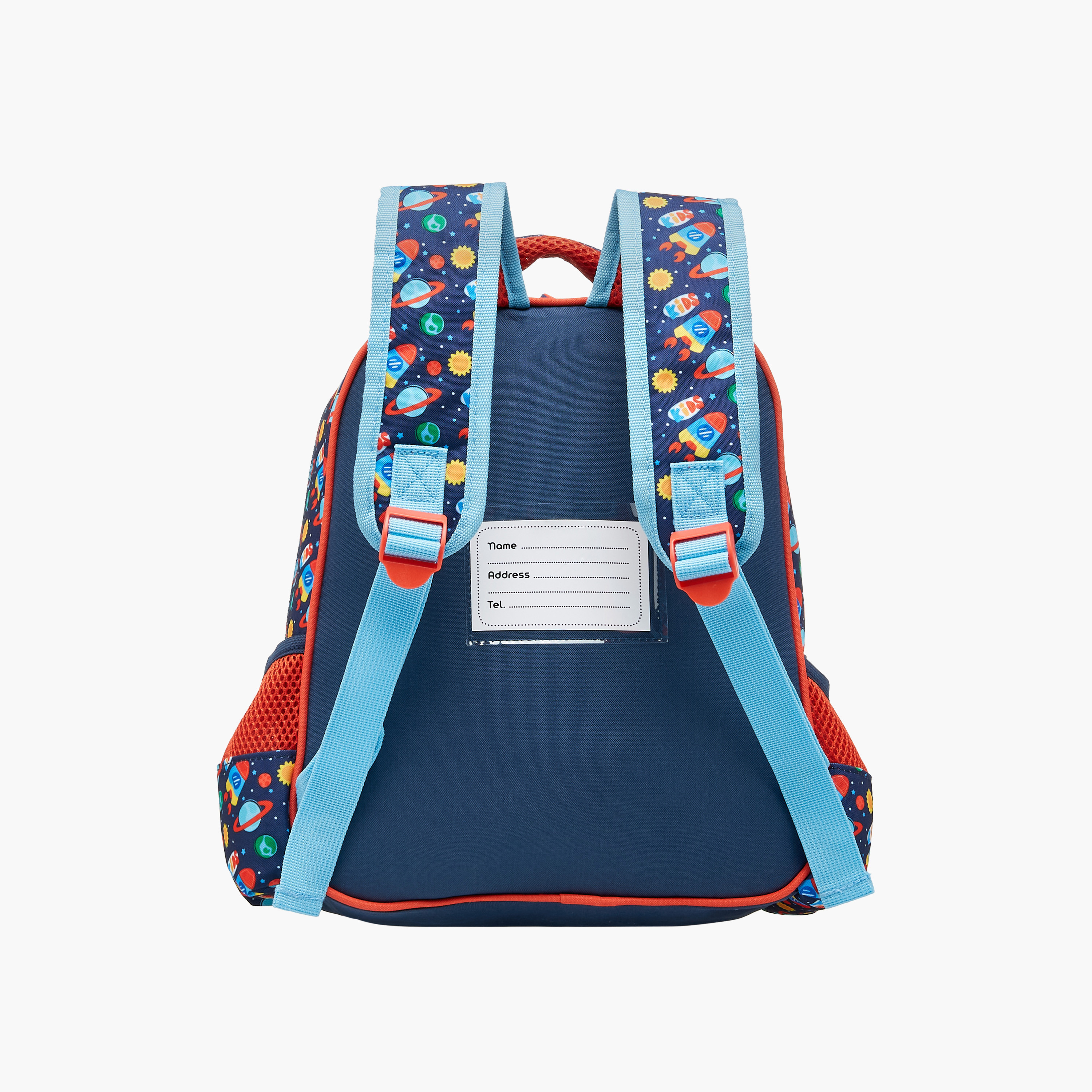 MUST Space Print Backpack with Adjustable Straps and Zip Closure - 27x10x31 cms-promo_LS20_OMN-image-5