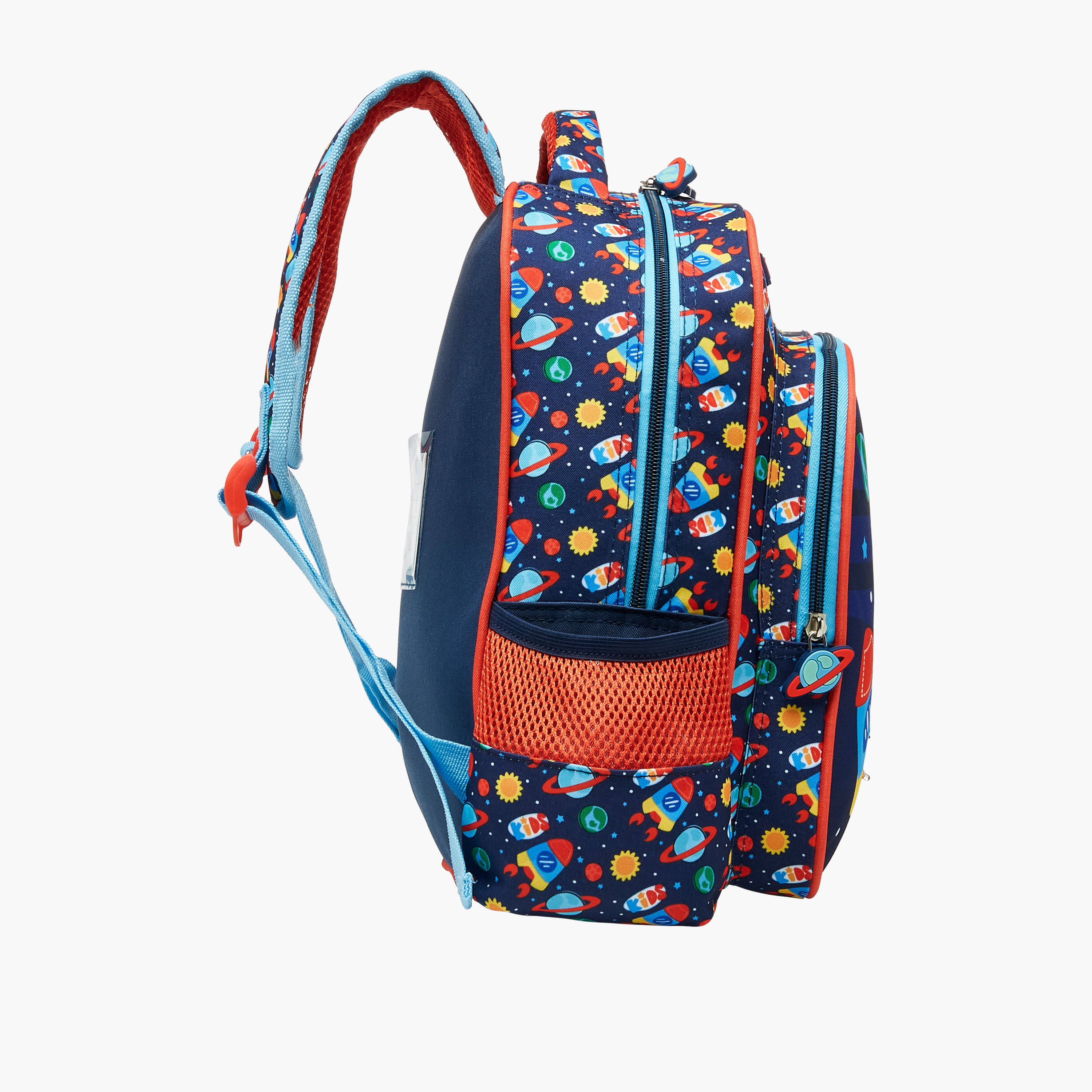 MUST Space Print Backpack with Adjustable Straps and Zip Closure - 27x10x31 cms-promo_LS20_OMN-image-6