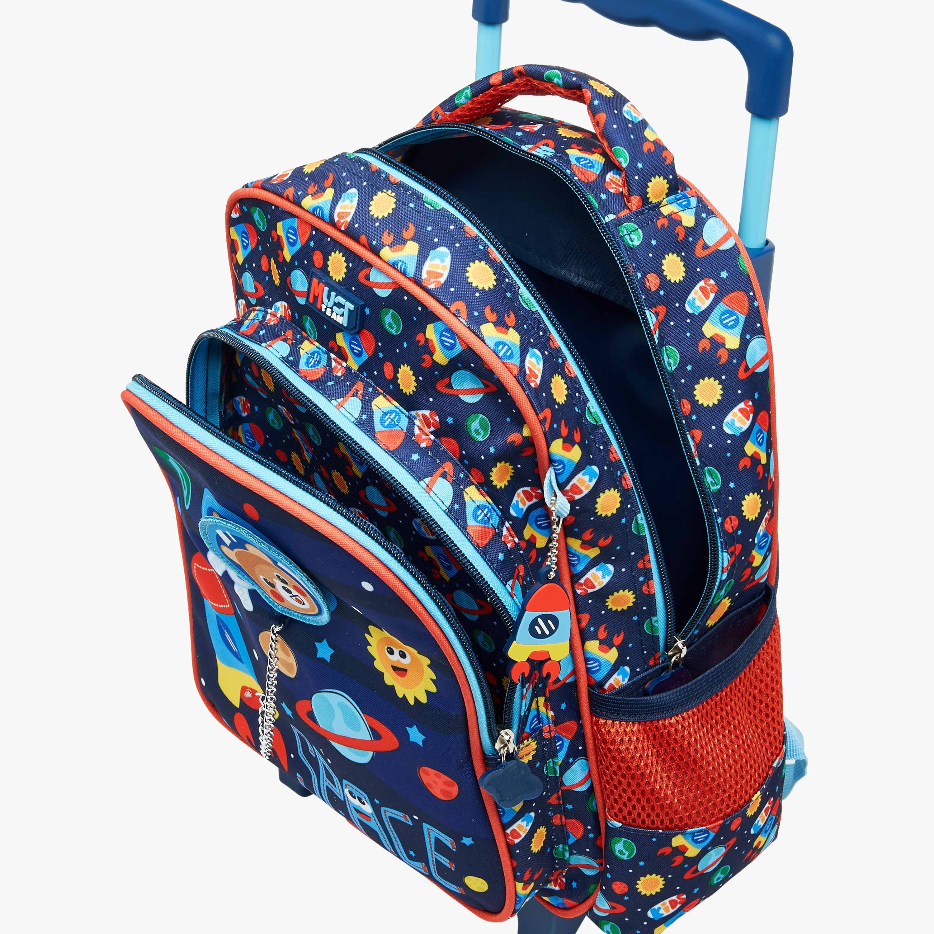 MUST Space Trolley Bag for Boys 2-5 Years with Retractable Handle -school-bagsandbackpacks-trolleybags-image-10