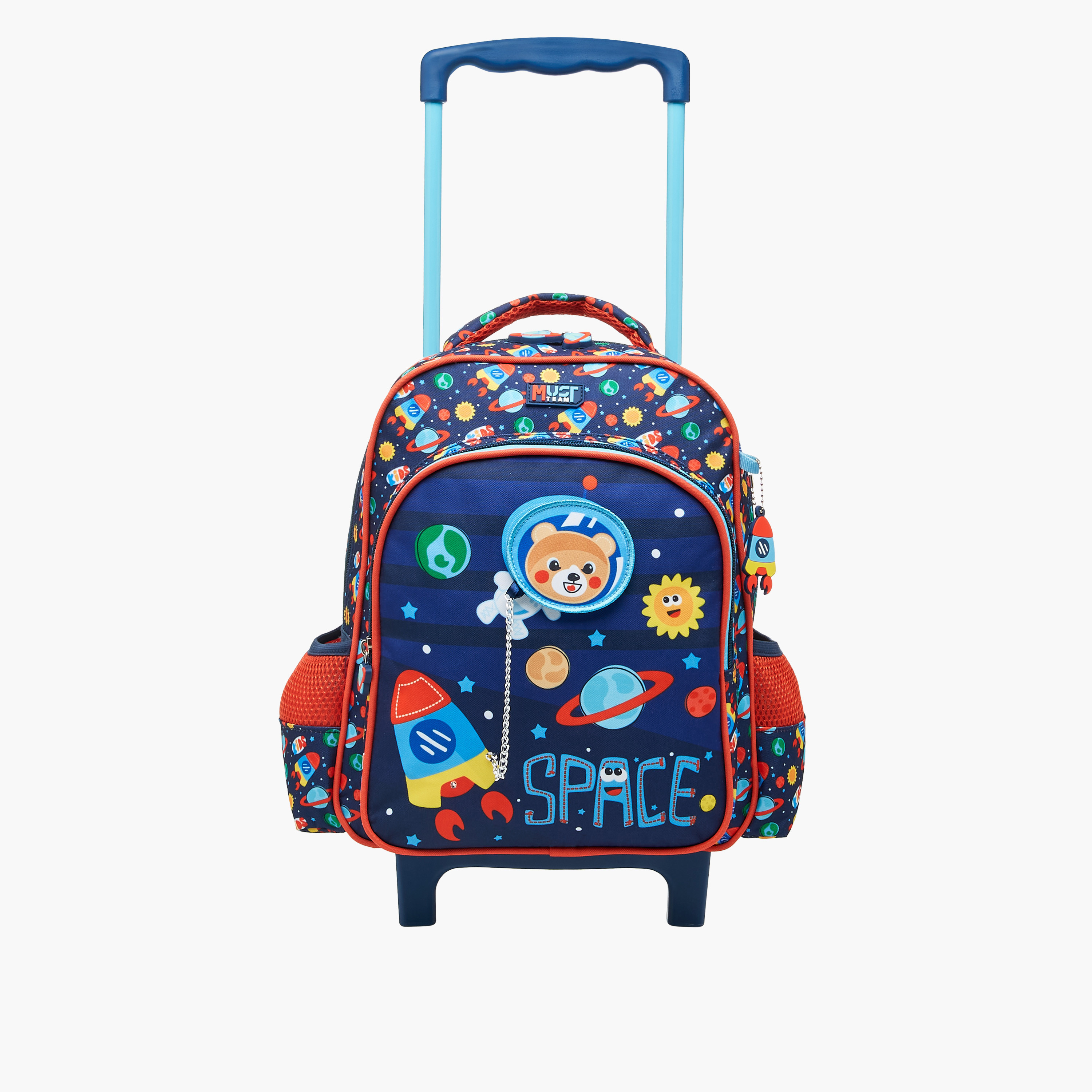 MUST Space Trolley Bag for Boys 2-5 Years with Retractable Handle -school-bagsandbackpacks-trolleybags-image-2