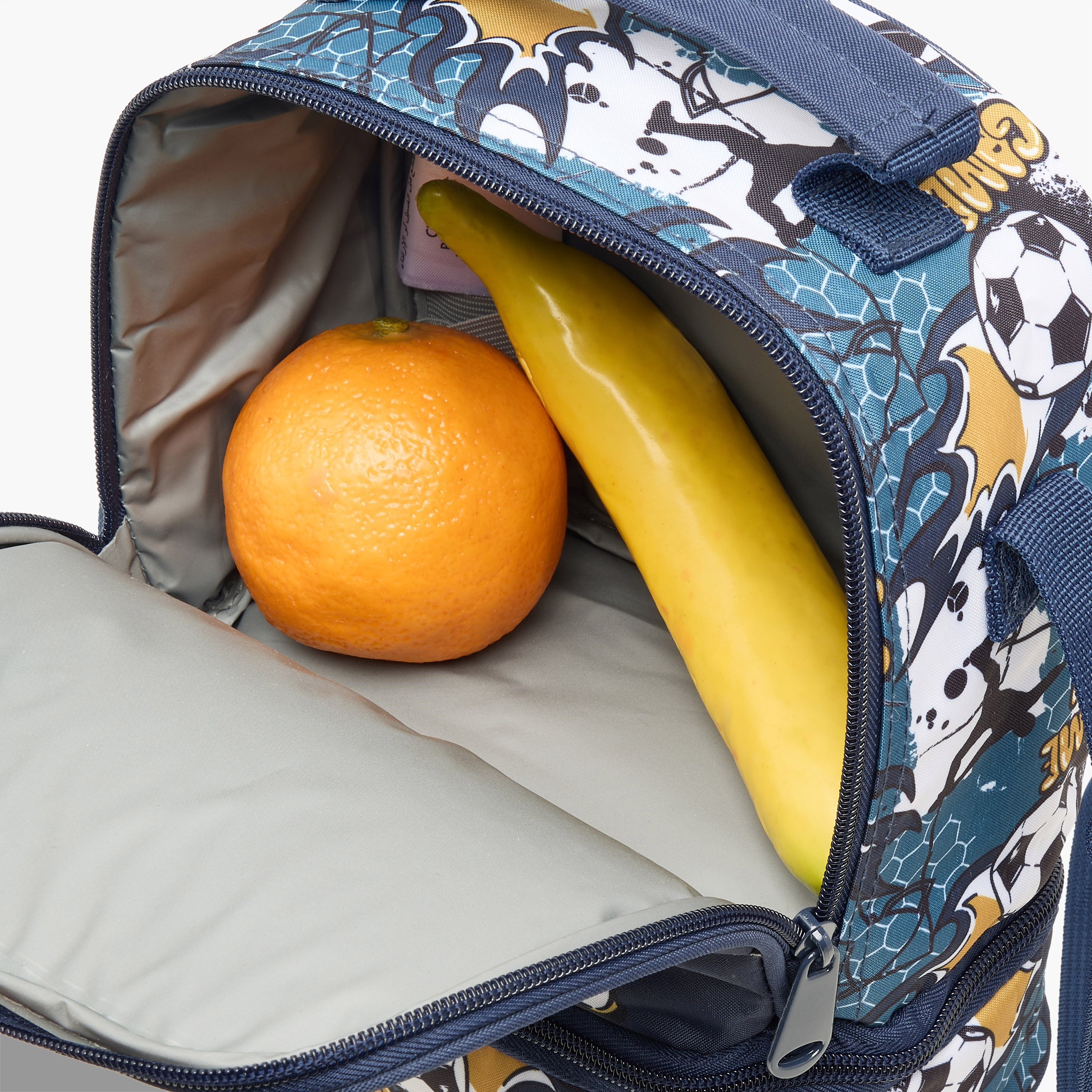 MUST Football Print Lunch Bag with Zip Closure-school-lunchessentials-lunchbags-image-5