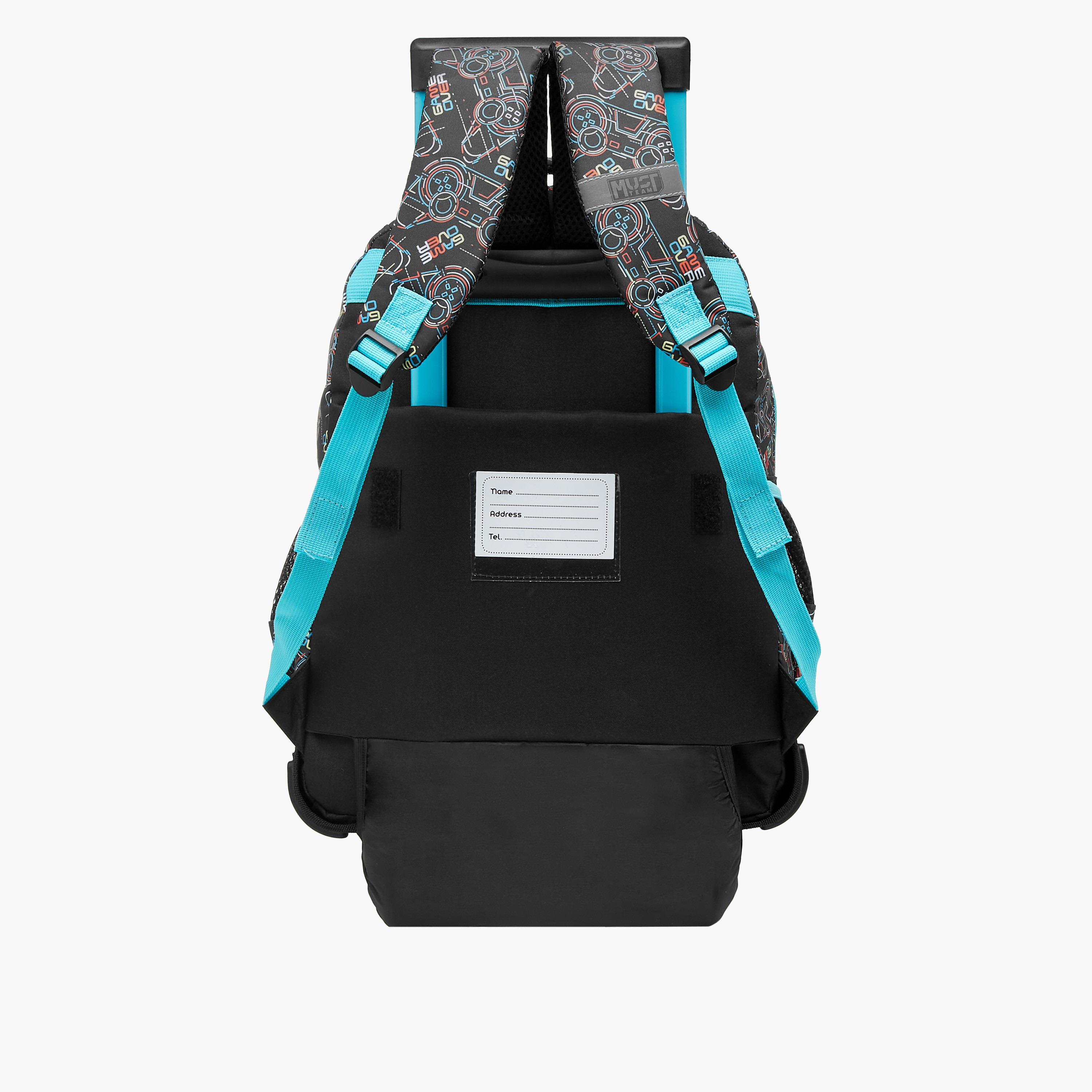 MUST Gaming Trolley Bag for Boys 5-8 Years with Retractable Handle -school-bagsandbackpacks-trolleybags-image-4