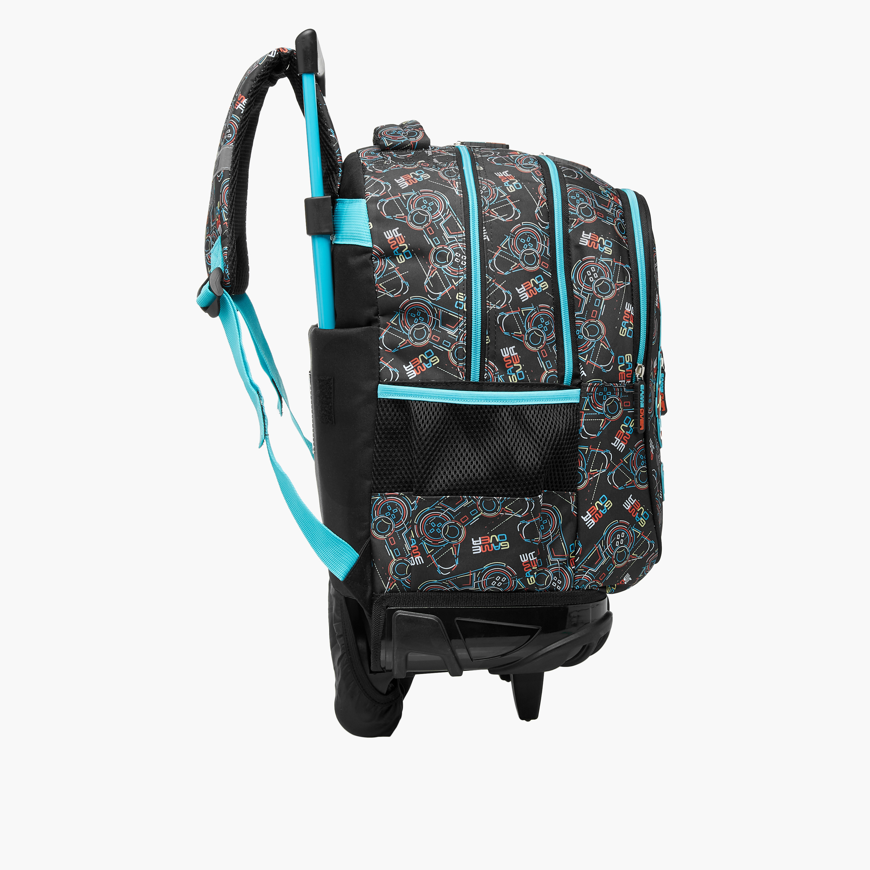 MUST Gaming Trolley Bag for Boys 5-8 Years with Retractable Handle -school-bagsandbackpacks-trolleybags-image-6