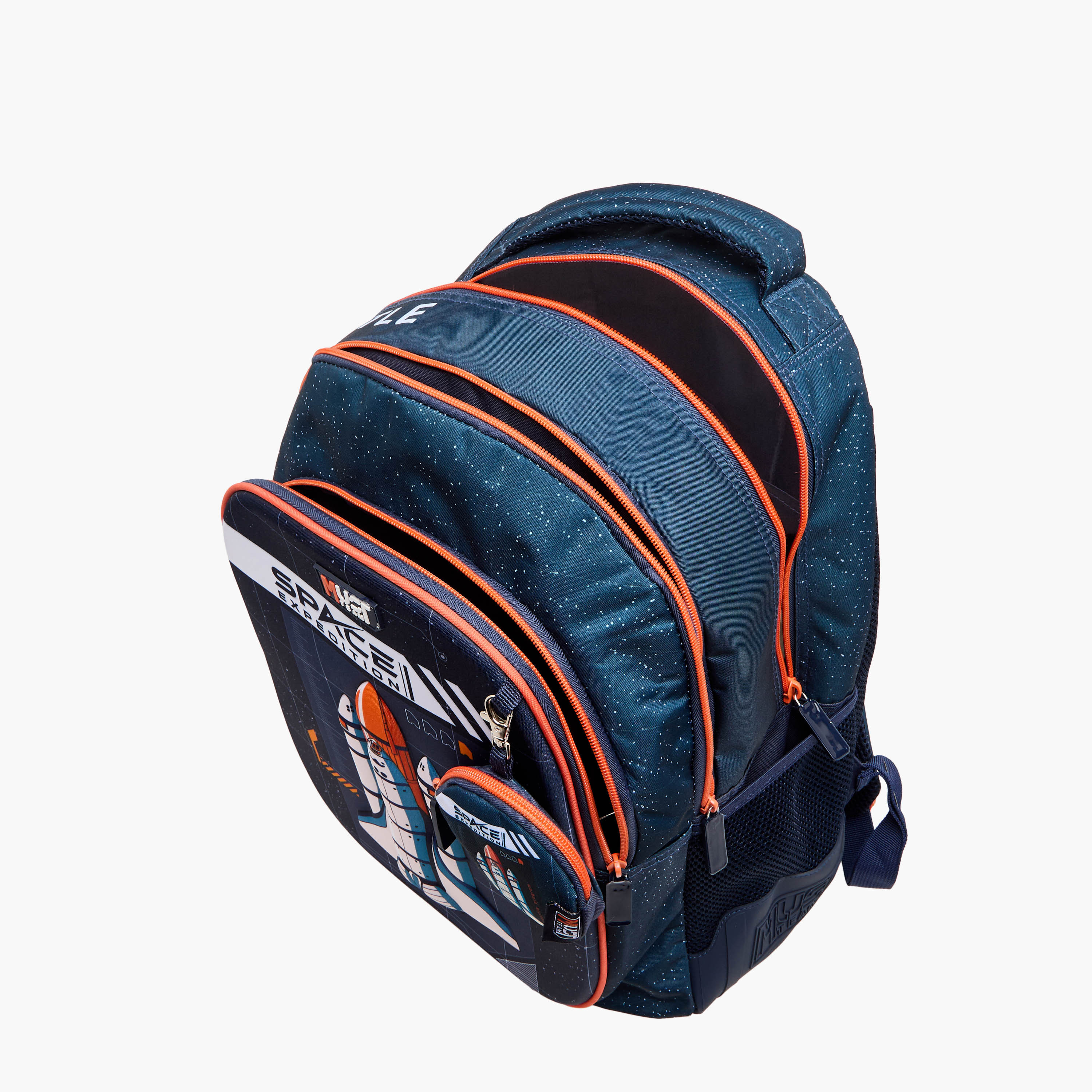 MUST Space Shuttle Print Backpack with Adjustable Shoulder Straps - 32x18x43 cms-promo_LS20_OMN-image-7