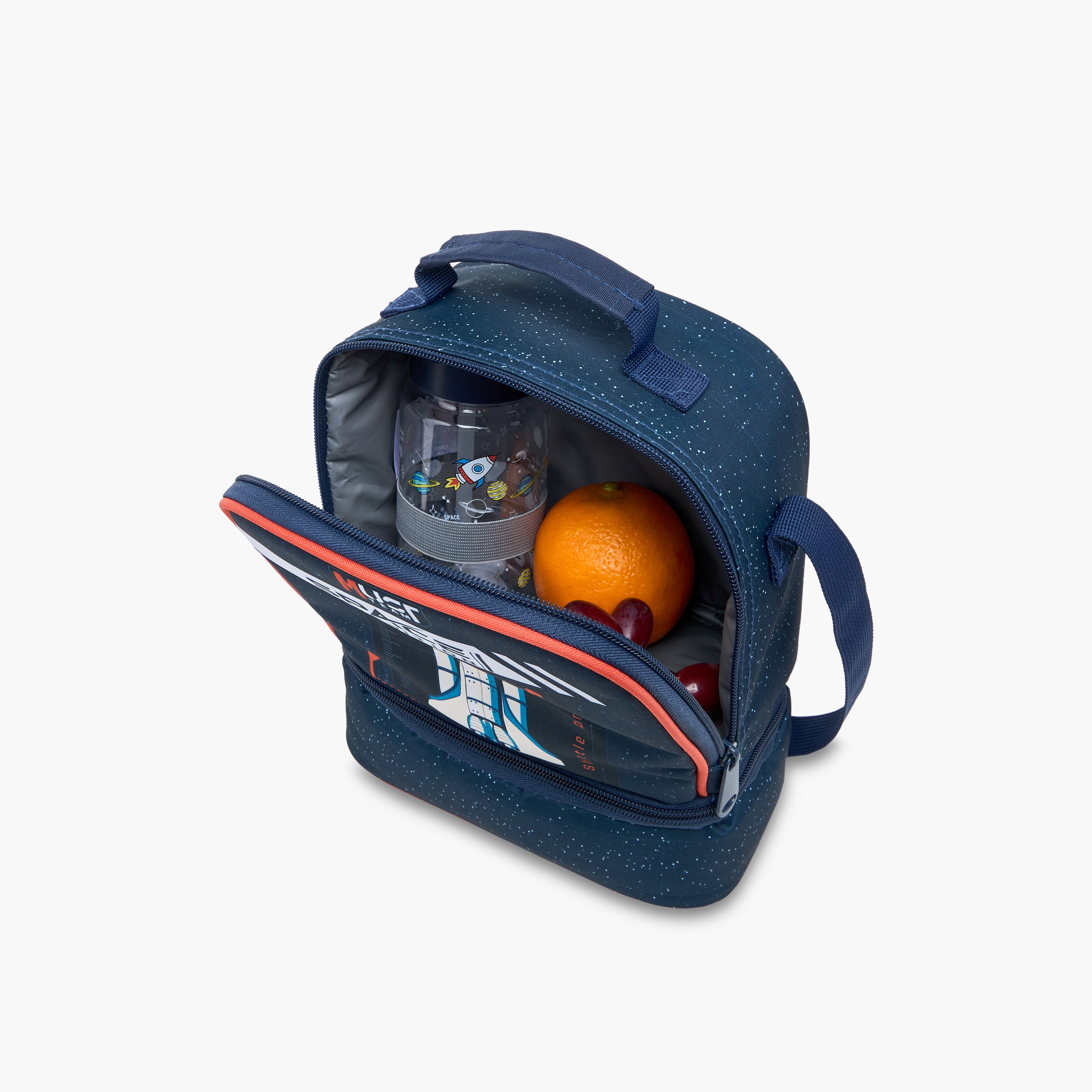 MUST Rocket Print Lunch Bag with Adjustable Strap and Zip Closure-school-lunchessentials-lunchbags-image-7